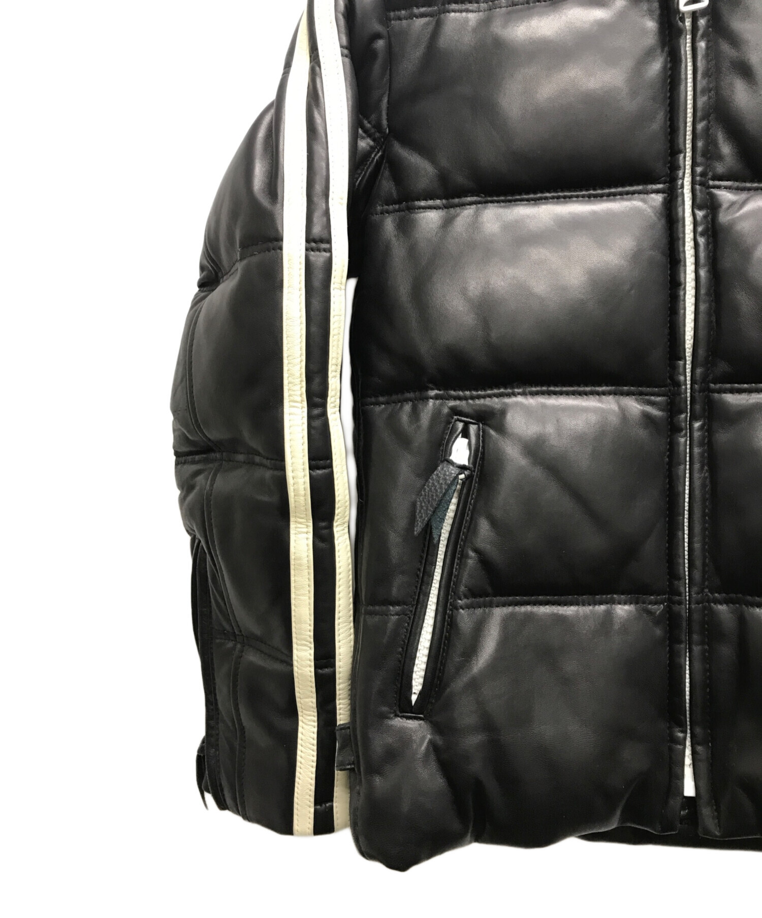 中古・古着通販】Schott (ショット) ラムレザーダウンジャケット