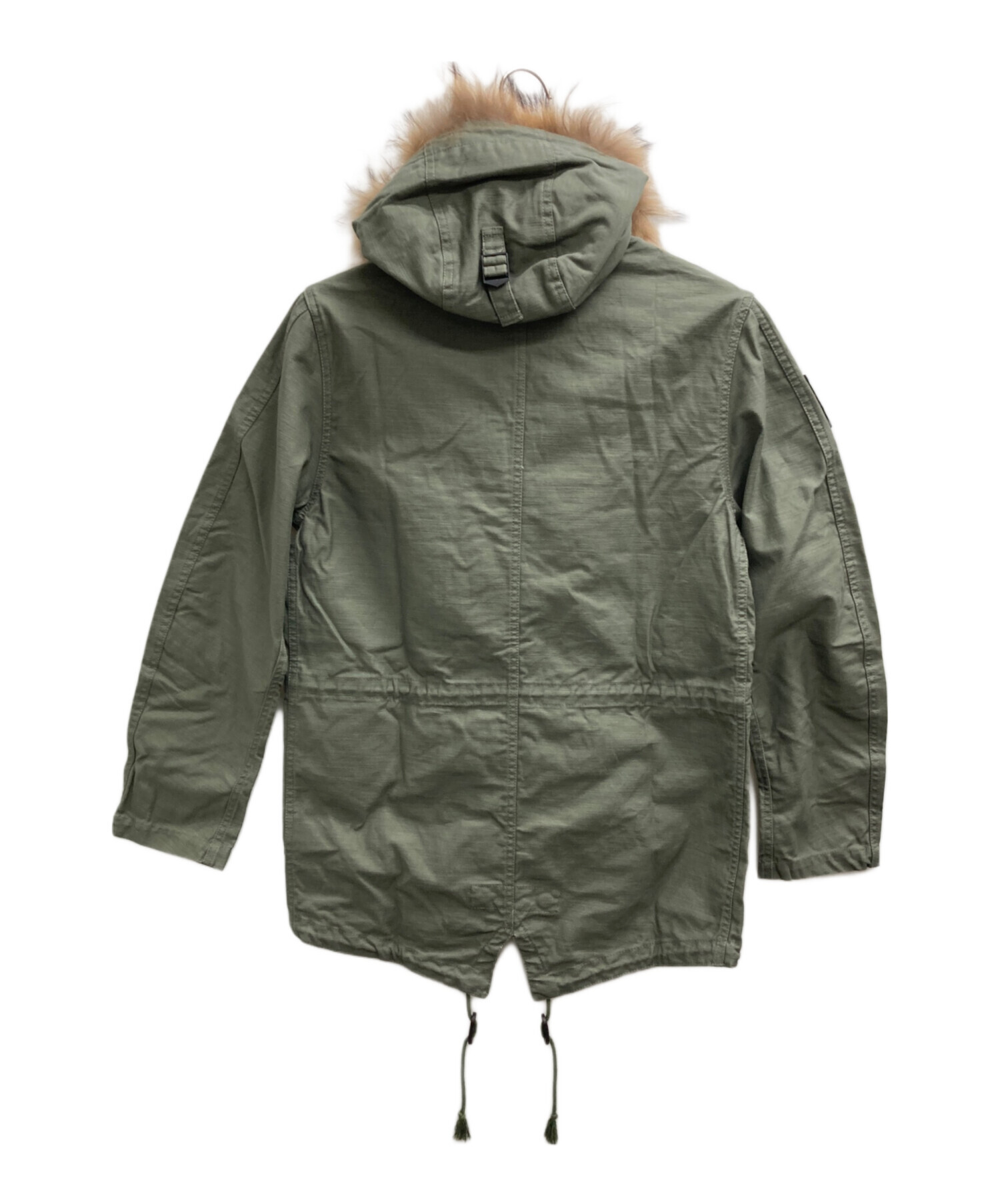 中古・古着通販】stussy (ステューシー) ワッペン付モッズコート