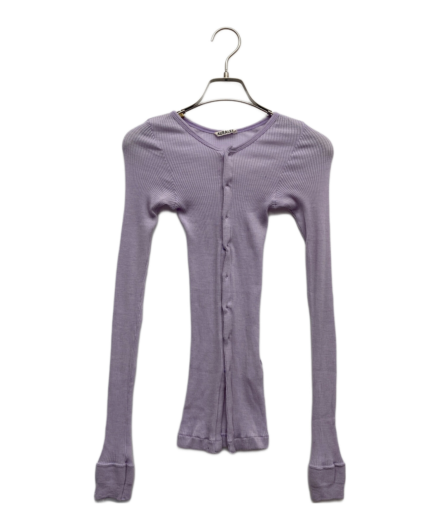 中古・古着通販】AURALEE (オーラリー) WOOL SOFT RIB CARDIGAN