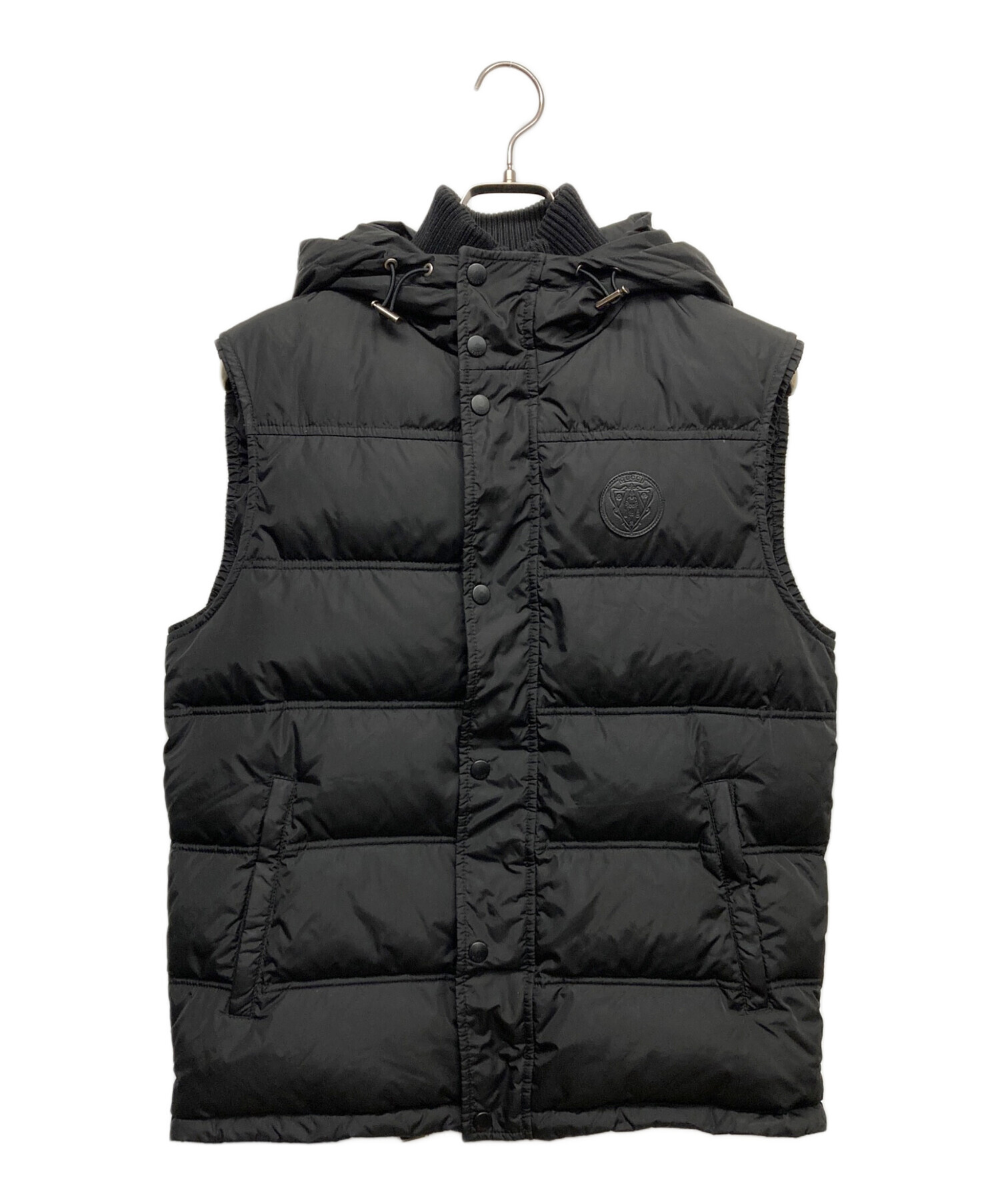 中古・古着通販】GUCCI (グッチ) ダウンベスト ブラック サイズ:46