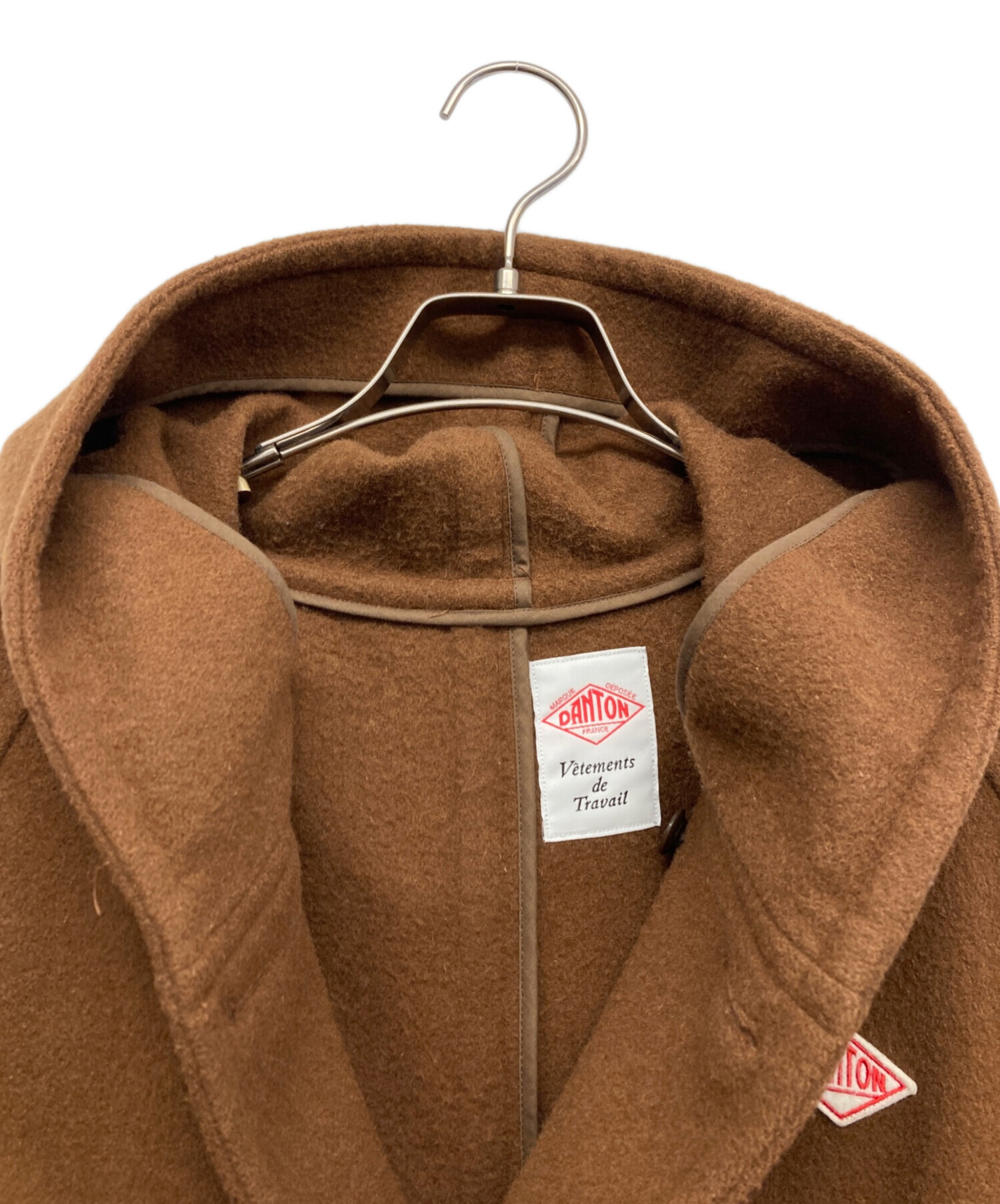 中古・古着通販】DANTON (ダントン) ウールコート ブラウン サイズ:36