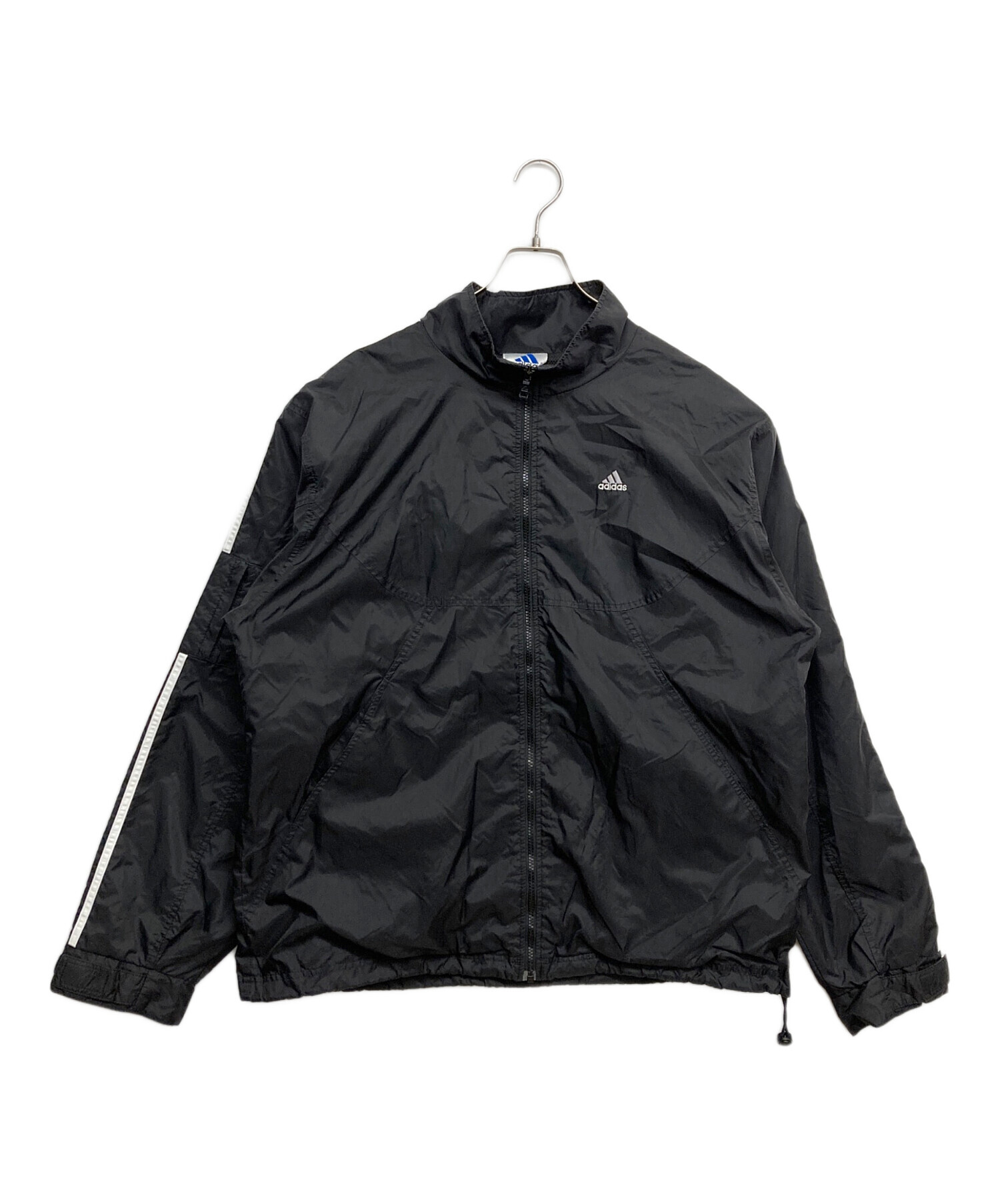 中古・古着通販】adidas (アディダス) ナイロンジャケット ブラック