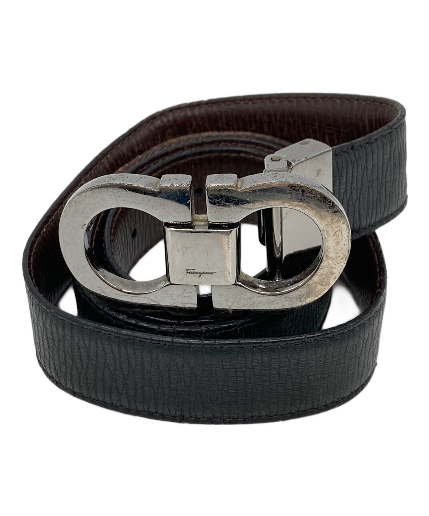 中古・古着通販】Ferragamo (フェラガモ) ダブルガンチーニプレート