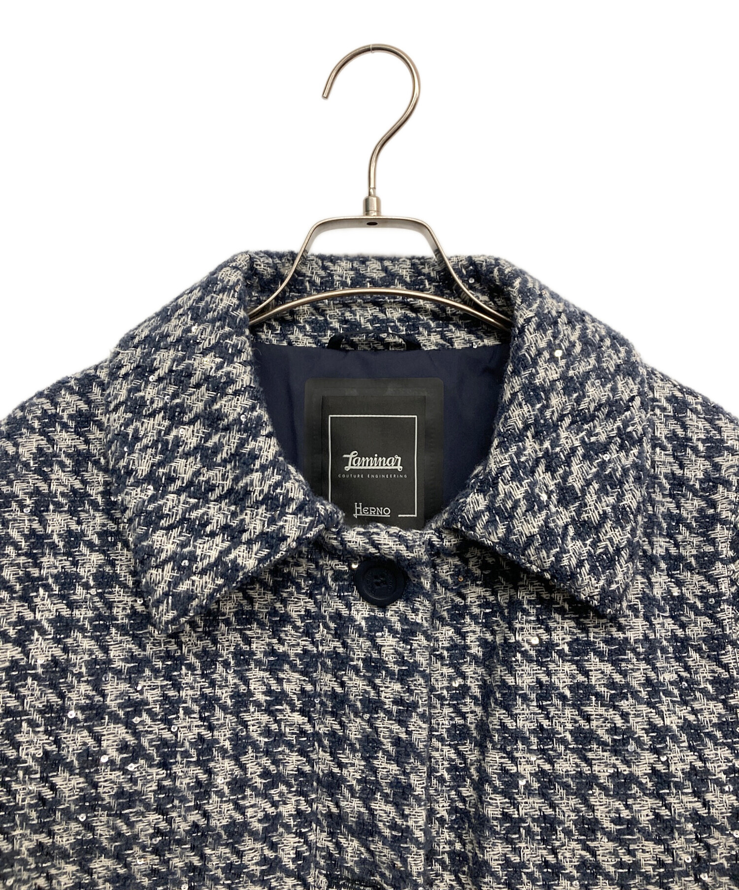 中古・古着通販】HERNO (ヘルノ) Laminarダウンコート ネイビー サイズ