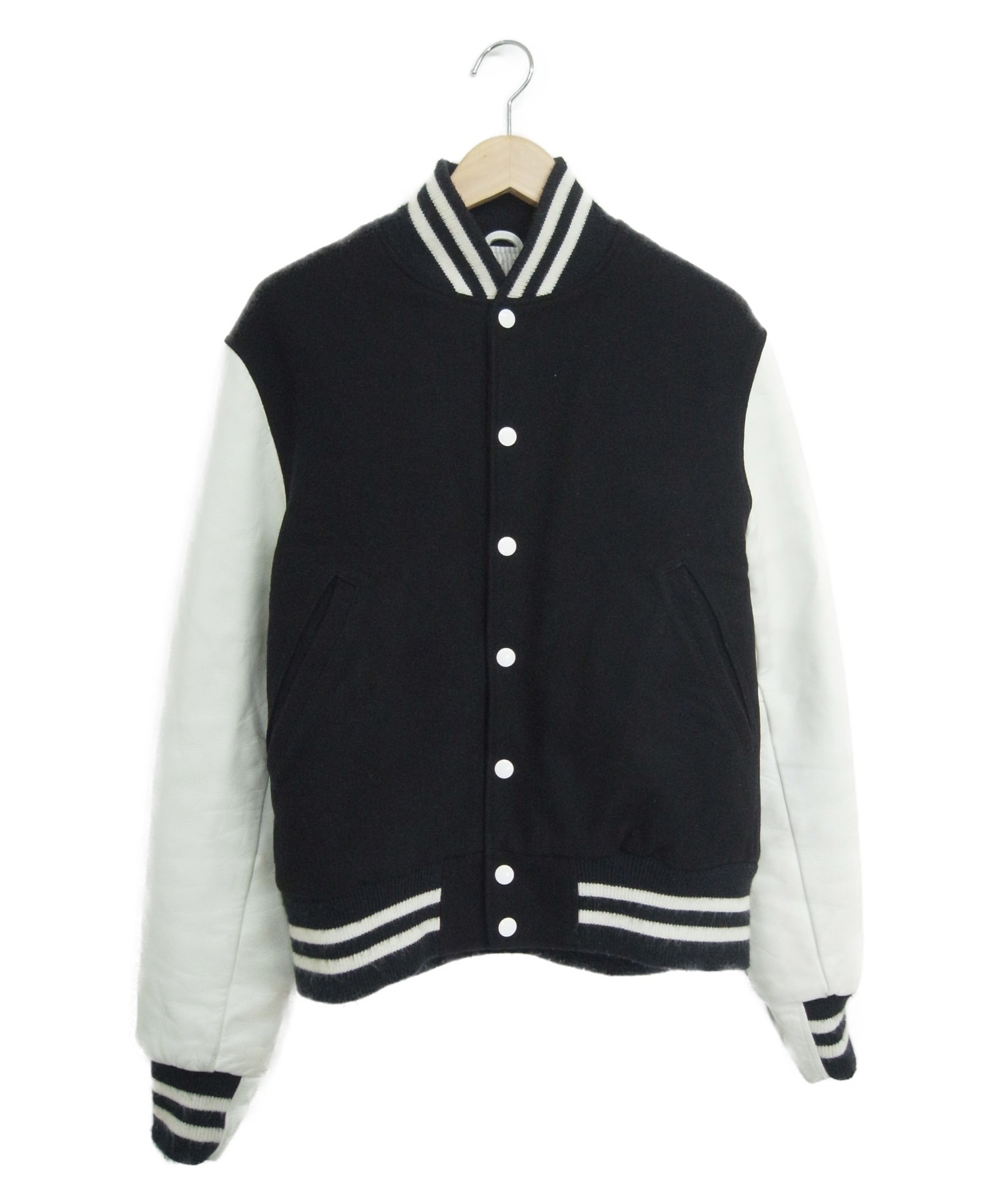 中古・古着通販】Thom Browne (トムブラウン) スタジャン ホワイト