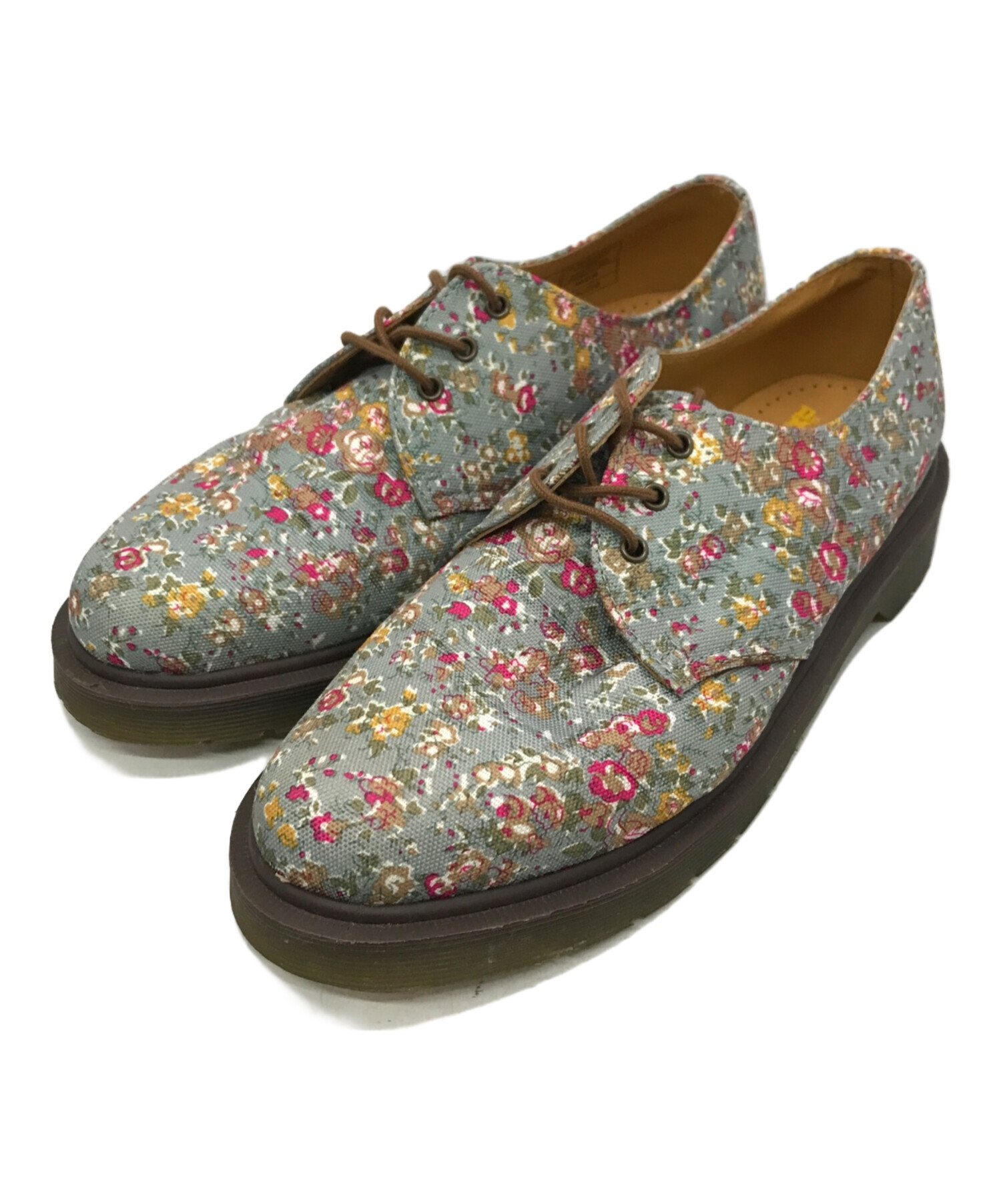 中古・古着通販】Dr.Martens (ドクターマーチン) 花柄 3ホールシューズ