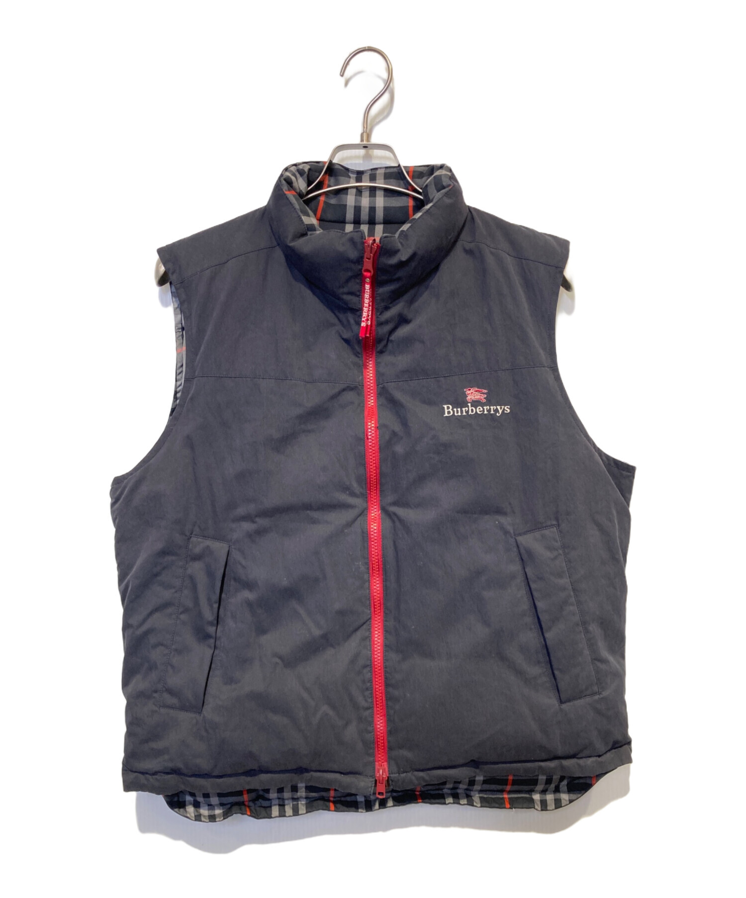 中古・古着通販】BURBERRY (バーバリー) リバーシブル ダウンベスト