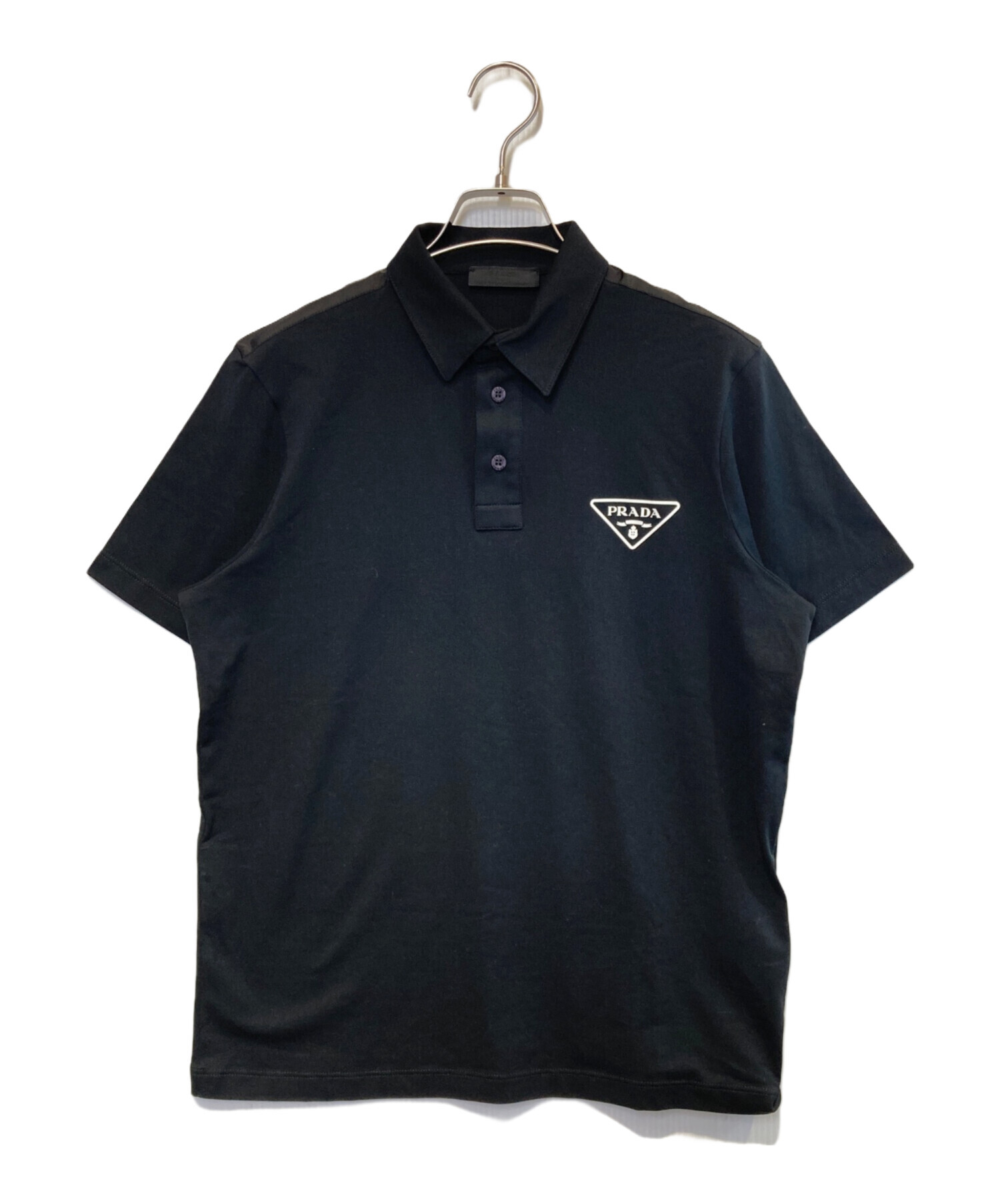 中古・古着通販】PRADA (プラダ) ポロシャツ ブラック サイズ:S