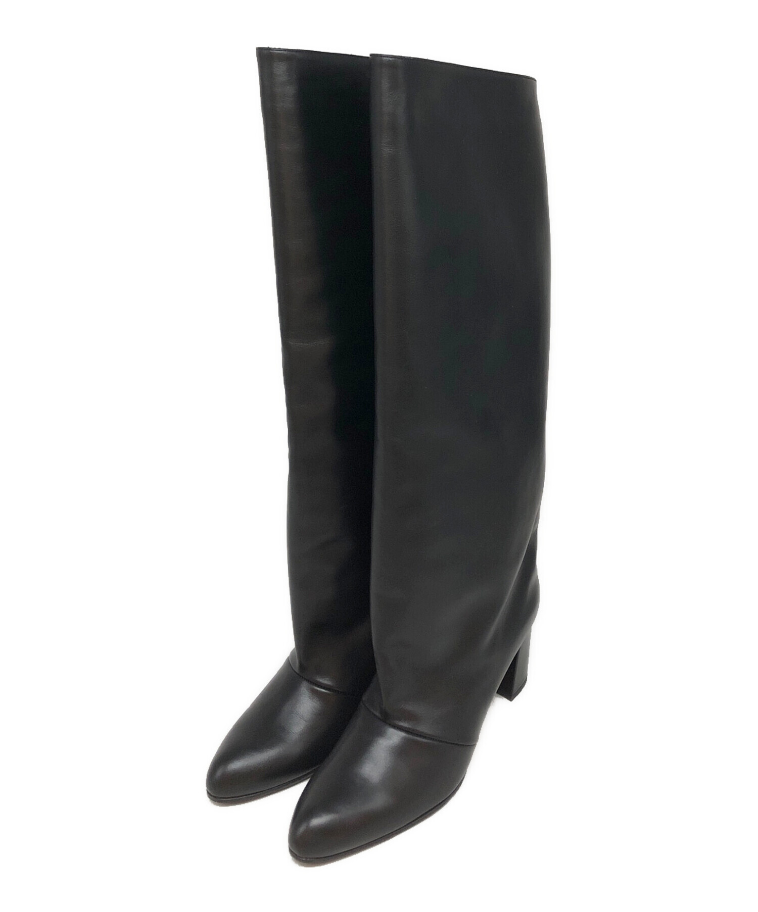 中古・古着通販】NEBULONIE (ネブローニ) ロングブーツ ブラック