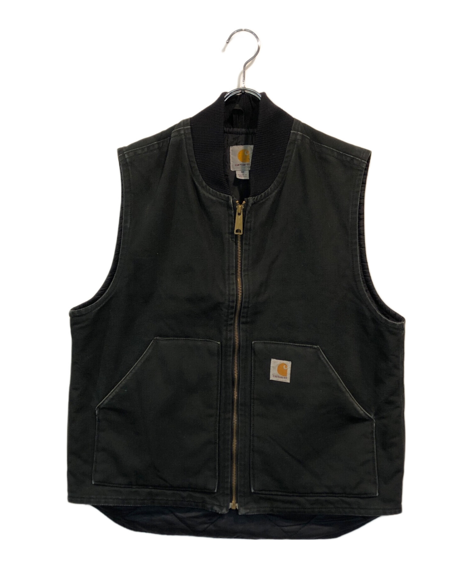 中古・古着通販】CarHartt (カーハート) ダックベスト ブラック サイズ