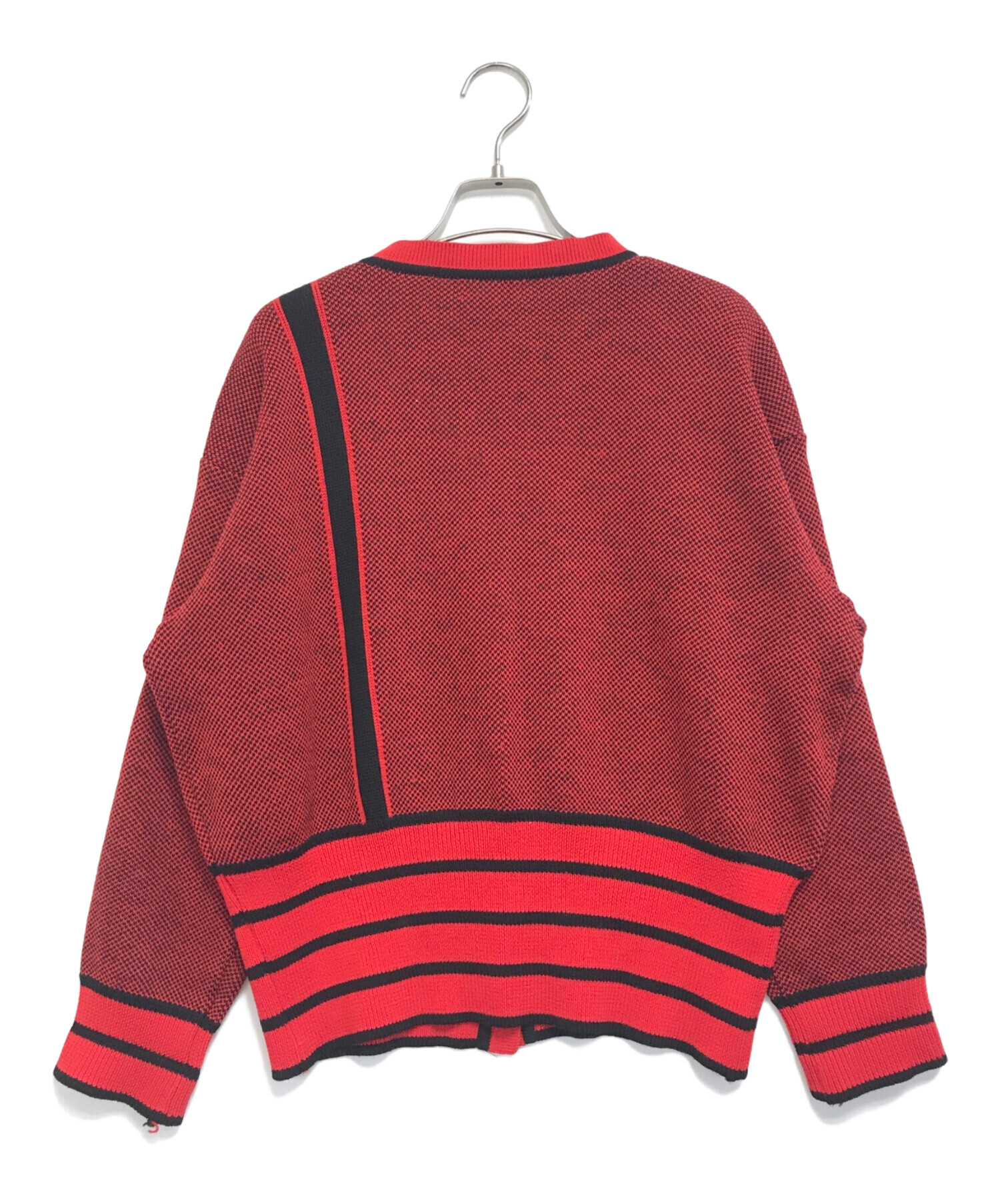 中古・古着通販】GIVENCHY (ジバンシィ) ニットカーディガン レッド