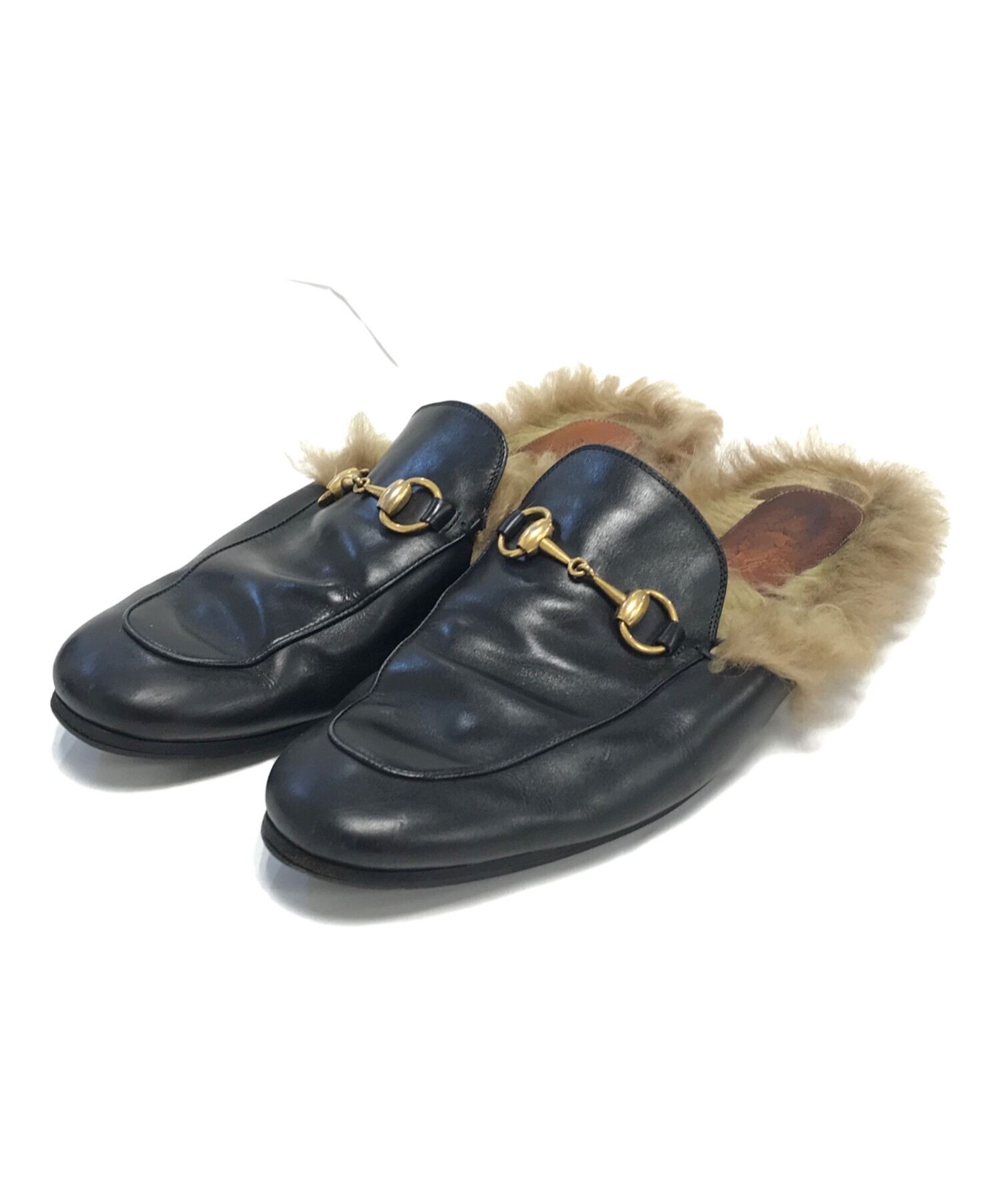 中古・古着通販】GUCCI (グッチ) プリンスタウン ブラック サイズ:7