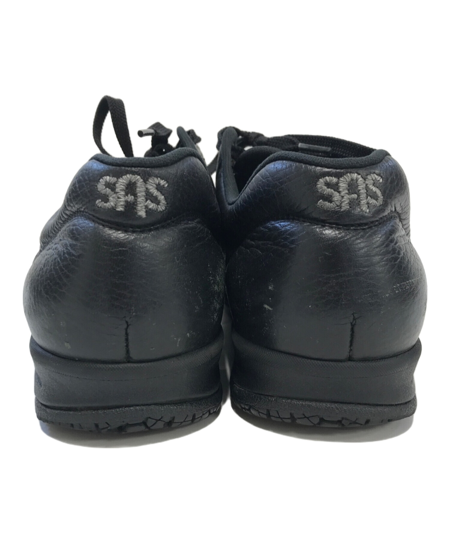 中古・古着通販】SAS (エスエーエス) レザースニーカー ブラック