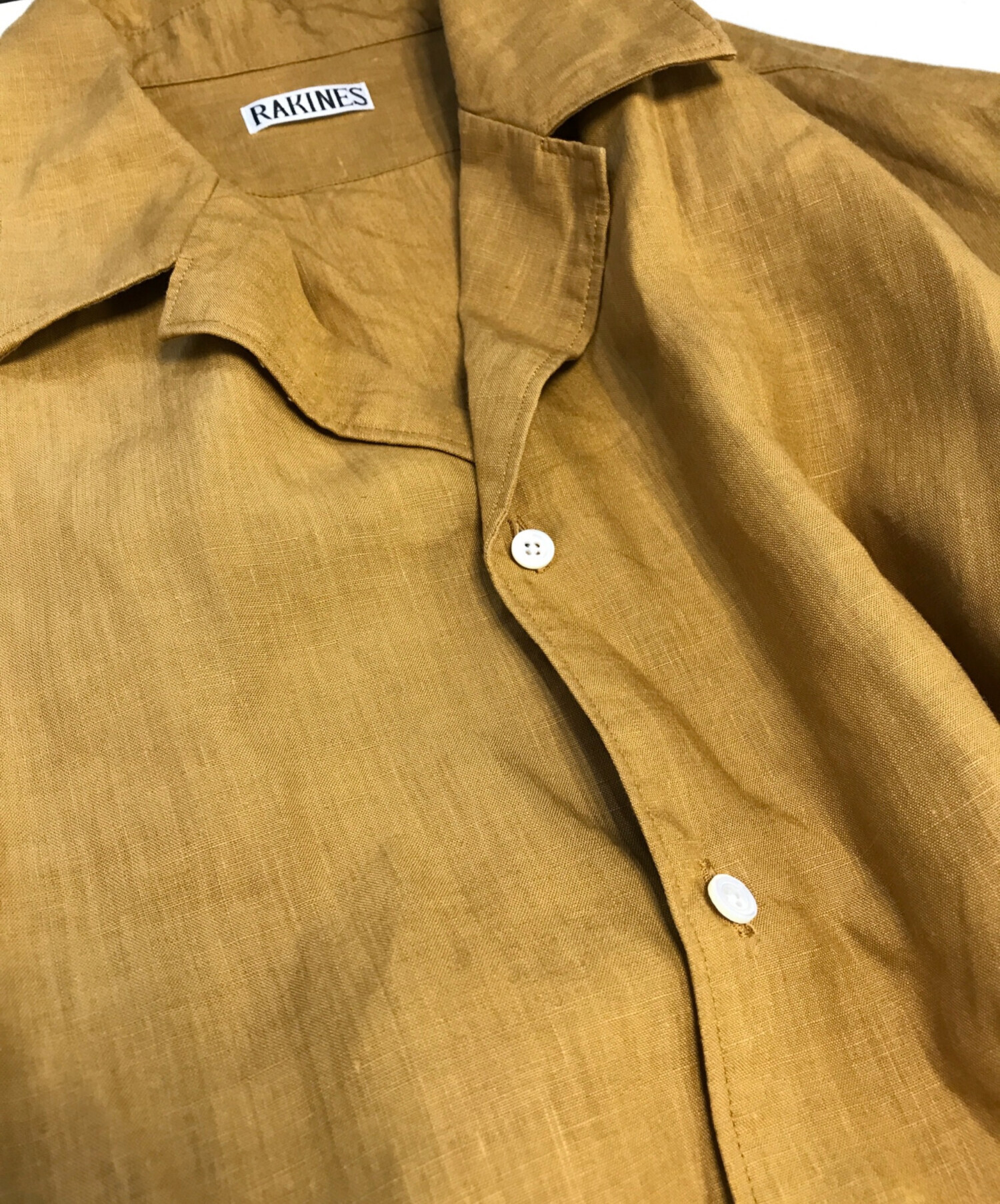 中古・古着通販】RAKINES (ラキネス) ハイカウントリネンオープン