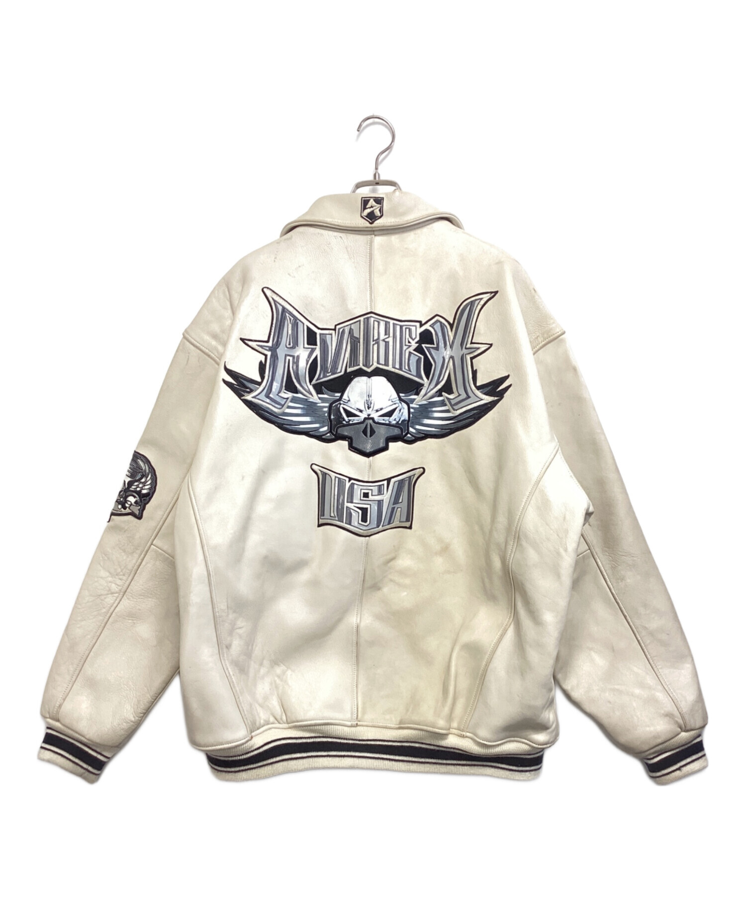 中古・古着通販】AVIREX (アヴィレックス) レザースタジャン