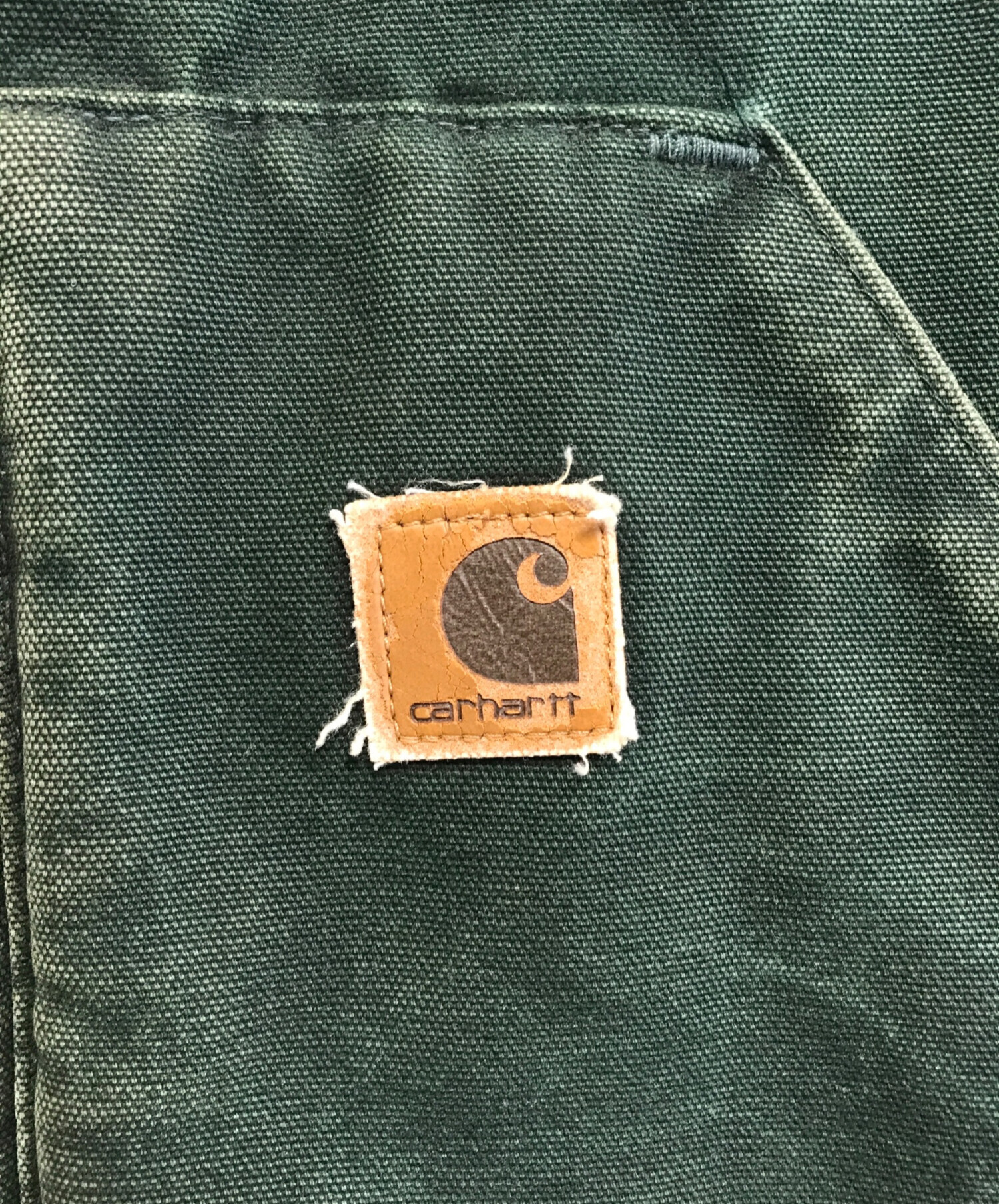 中古・古着通販】CarHartt (カーハート) ダックベスト グリーン サイズ