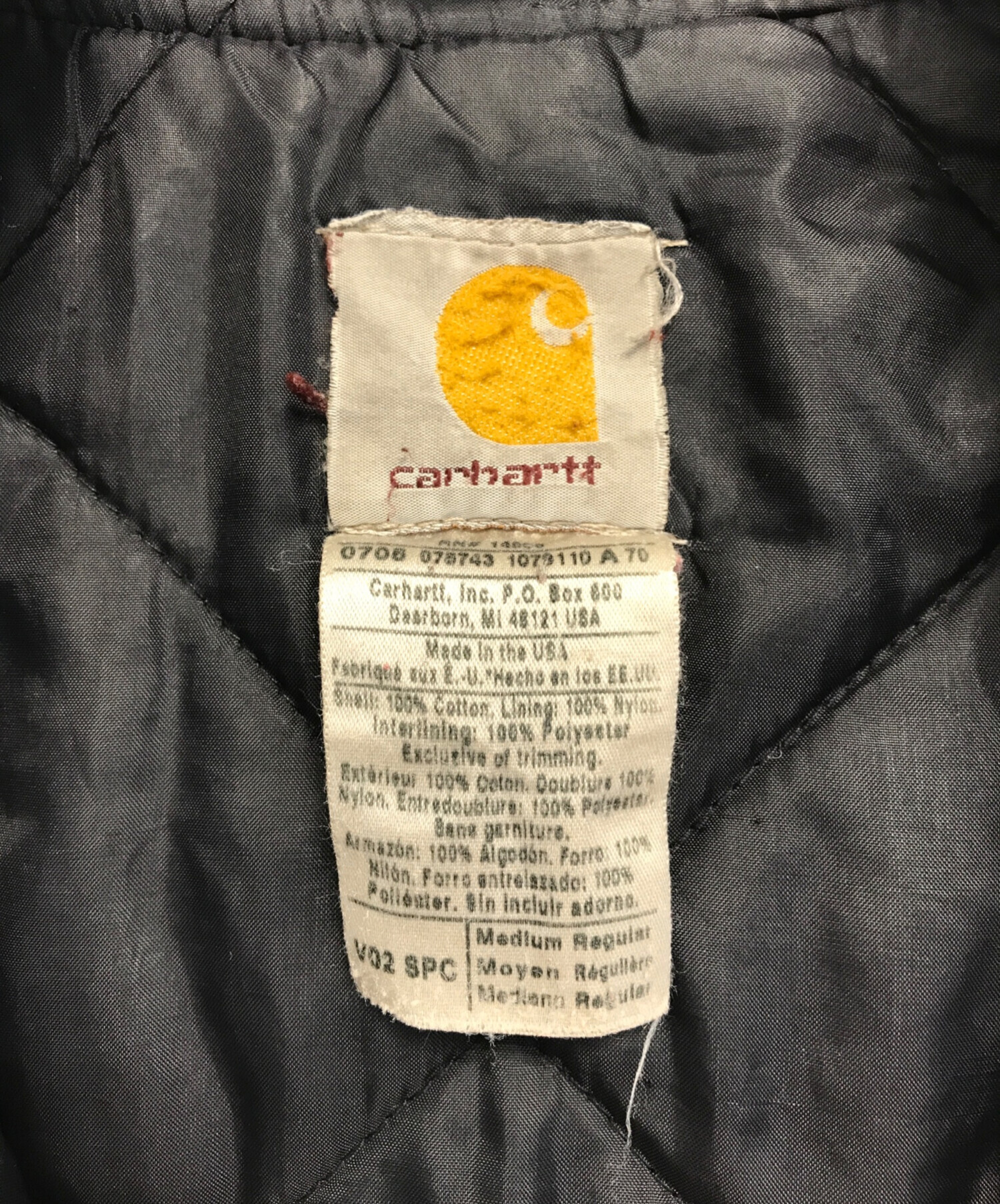 中古・古着通販】CarHartt (カーハート) ダックベスト グリーン サイズ