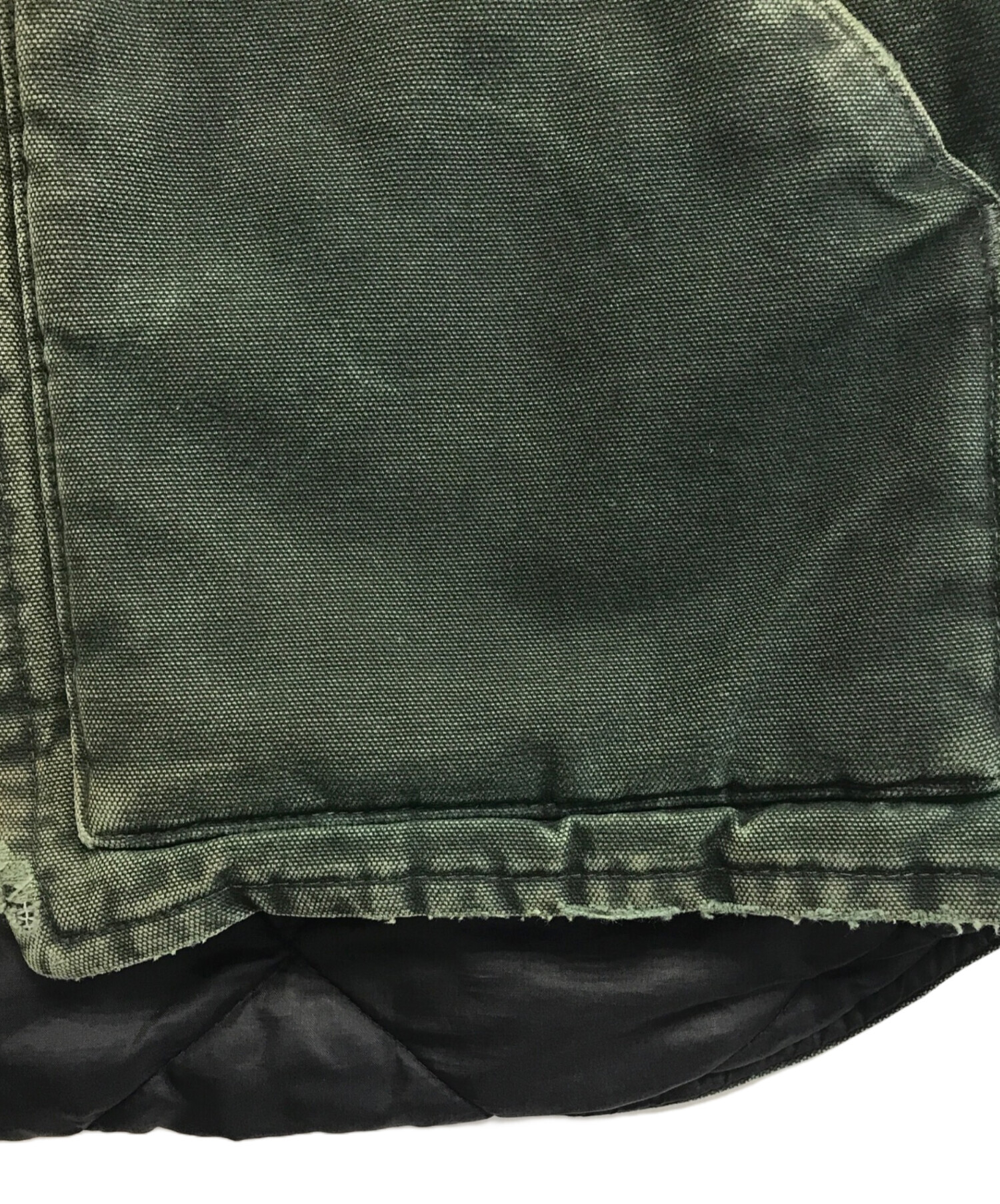 中古・古着通販】CarHartt (カーハート) ダックベスト グリーン サイズ