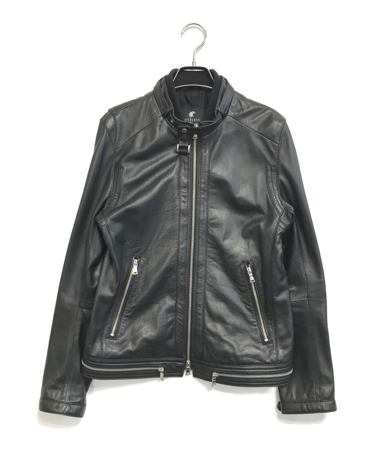 中古・古着通販】LOVELESS (ラブレス) レザージャケット ブラック