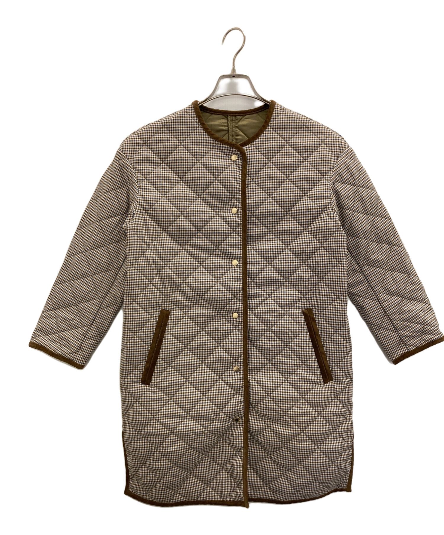 中古・古着通販】23区 (ニジュウサンク) 中綿 キルティング チェック柄