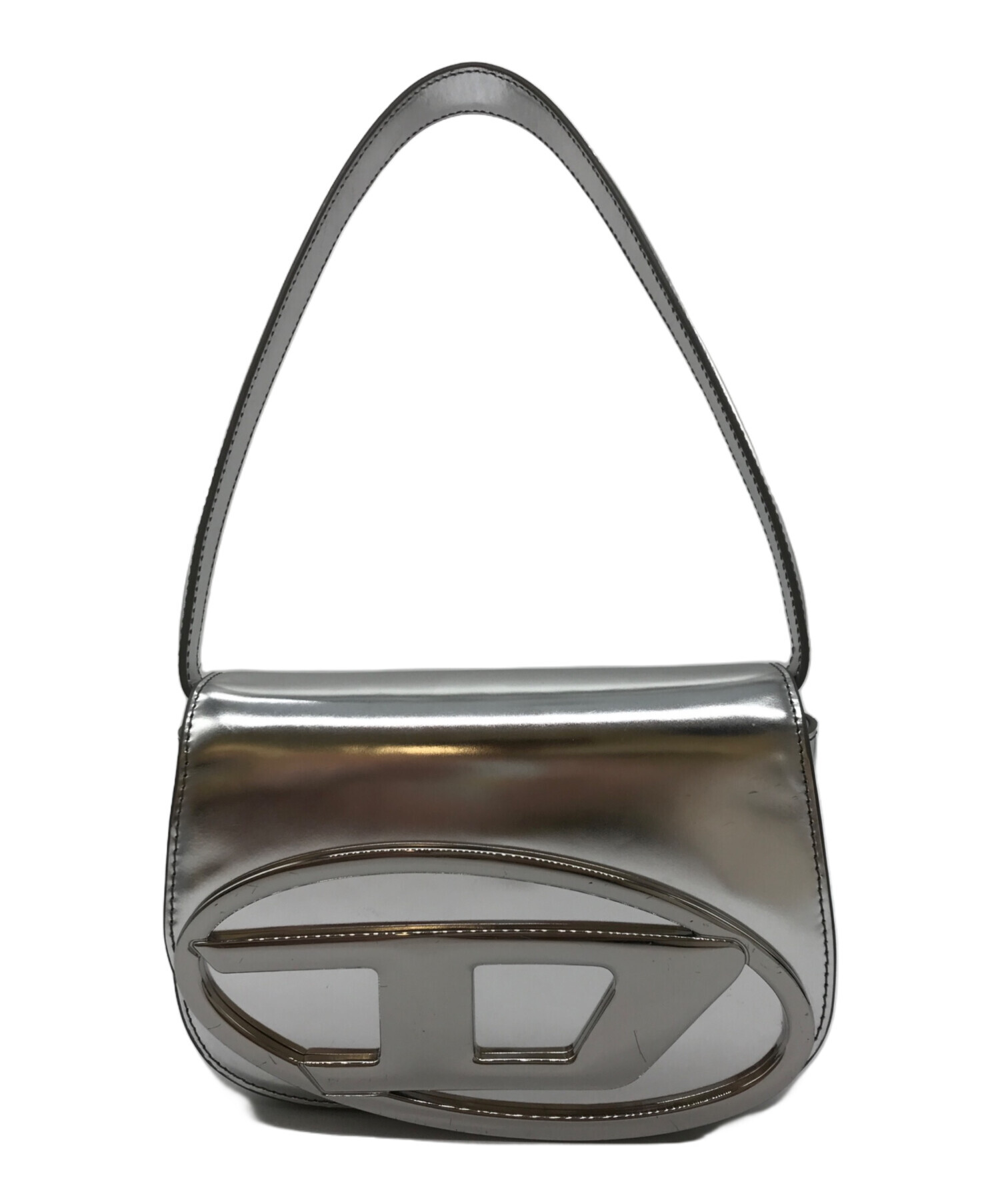 中古・古着通販】DIESEL (ディーゼル) Dロゴメタリックレザー