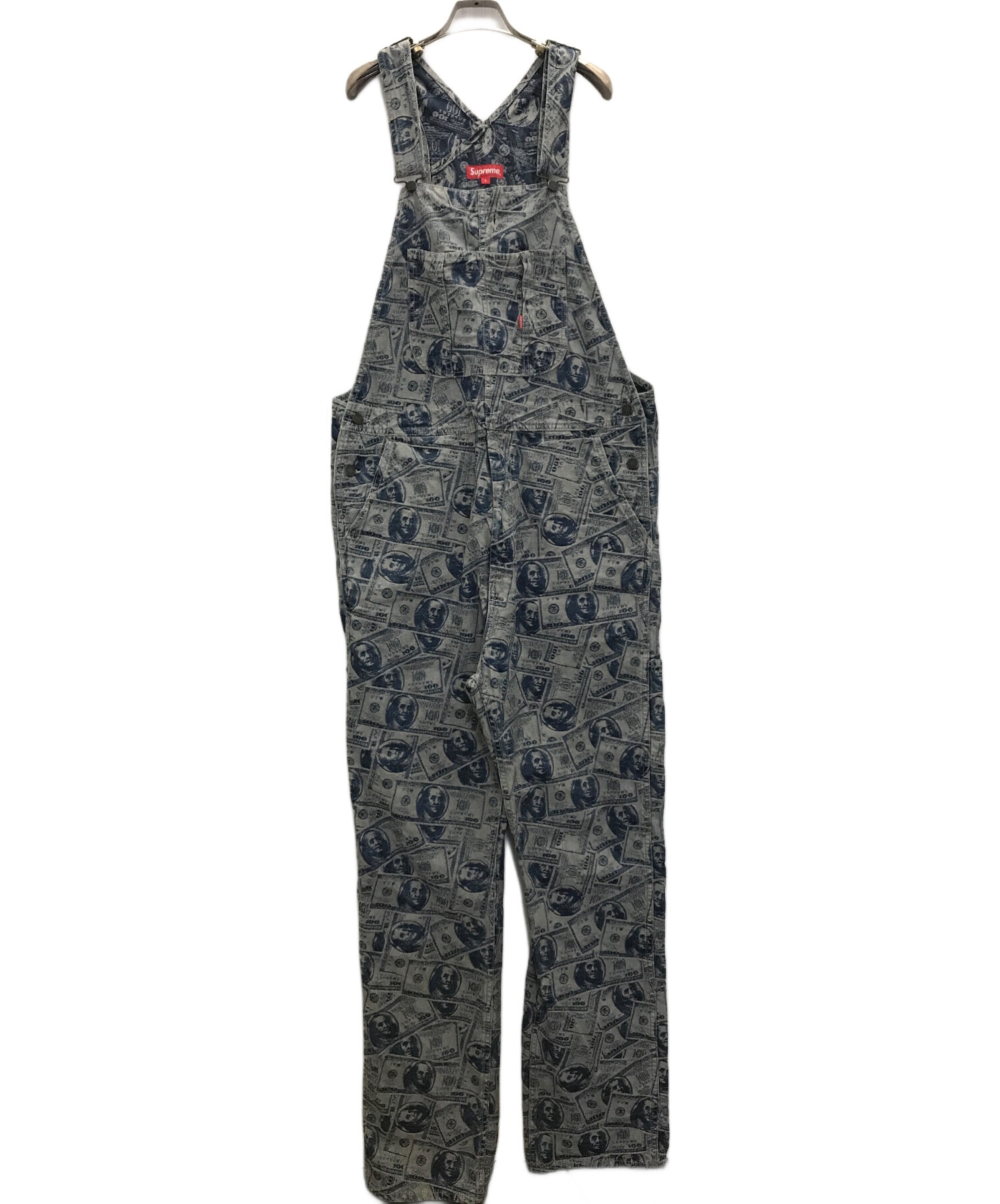 中古・古着通販】Supreme (シュプリーム) 100 Dollar Bill Overalls