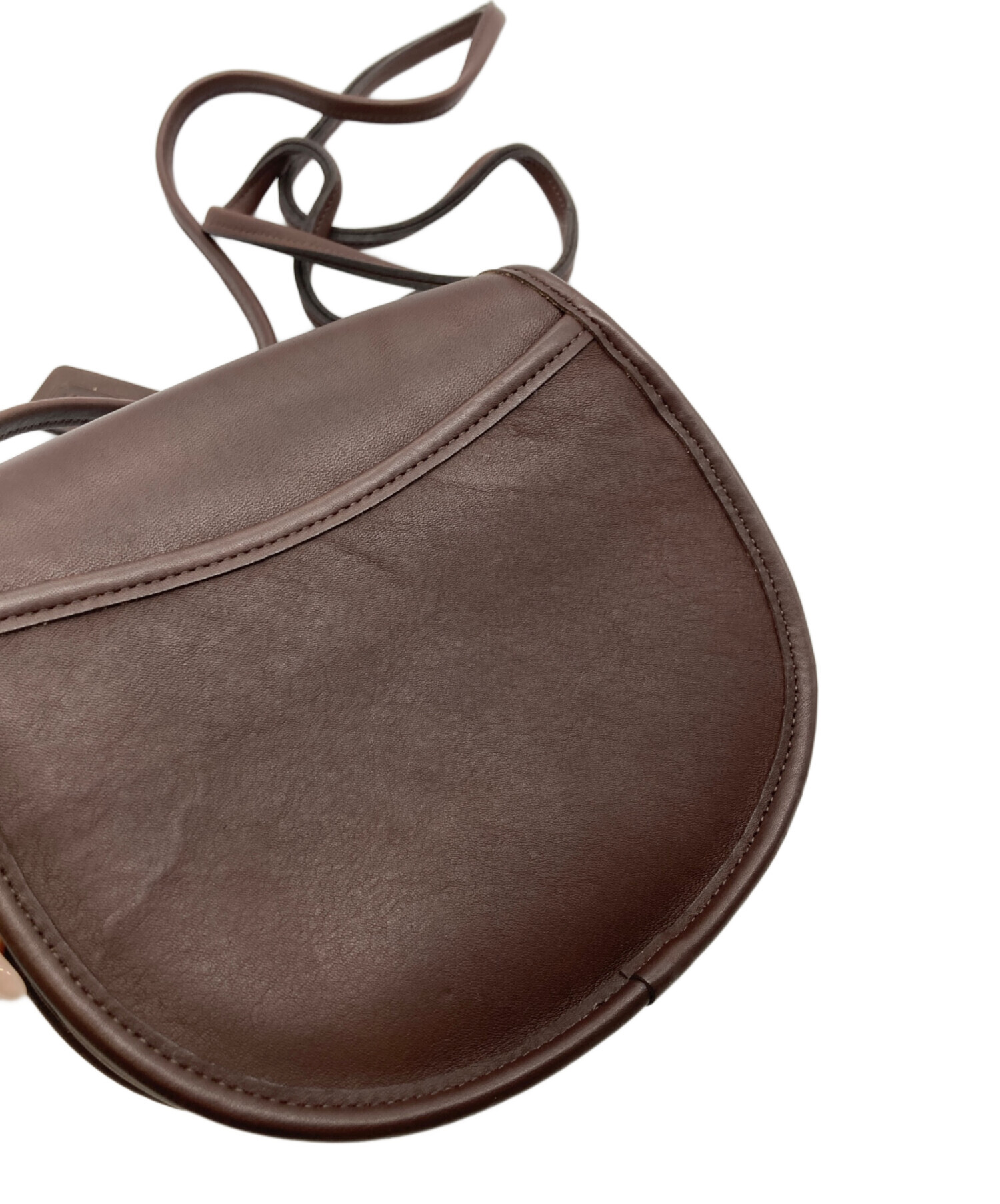 中古・古着通販】COACH (コーチ) クラブタンレザーショルダーバッグ