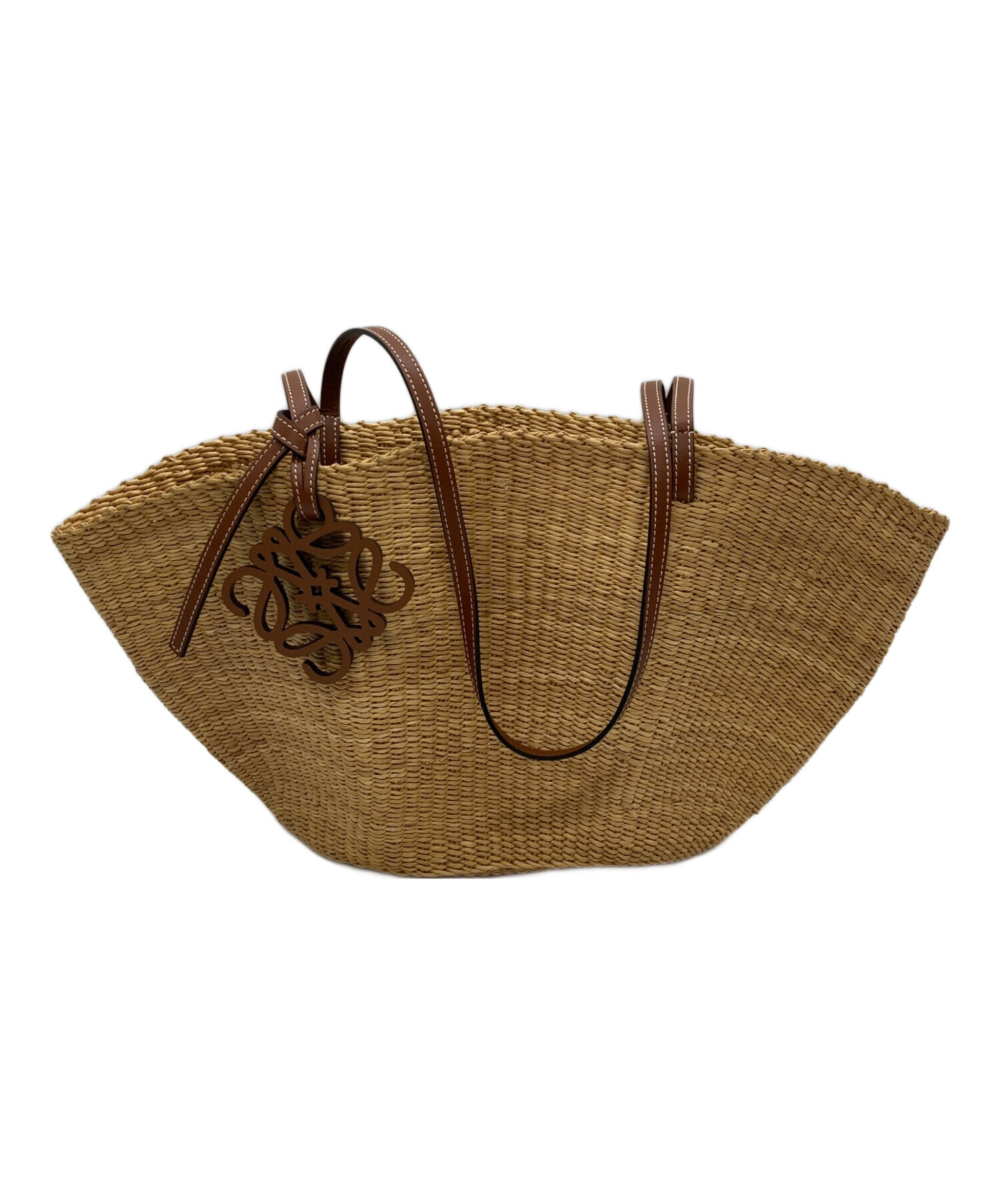 中古・古着通販】LOEWE (ロエベ) シェルバスケットバッグ ベージュ