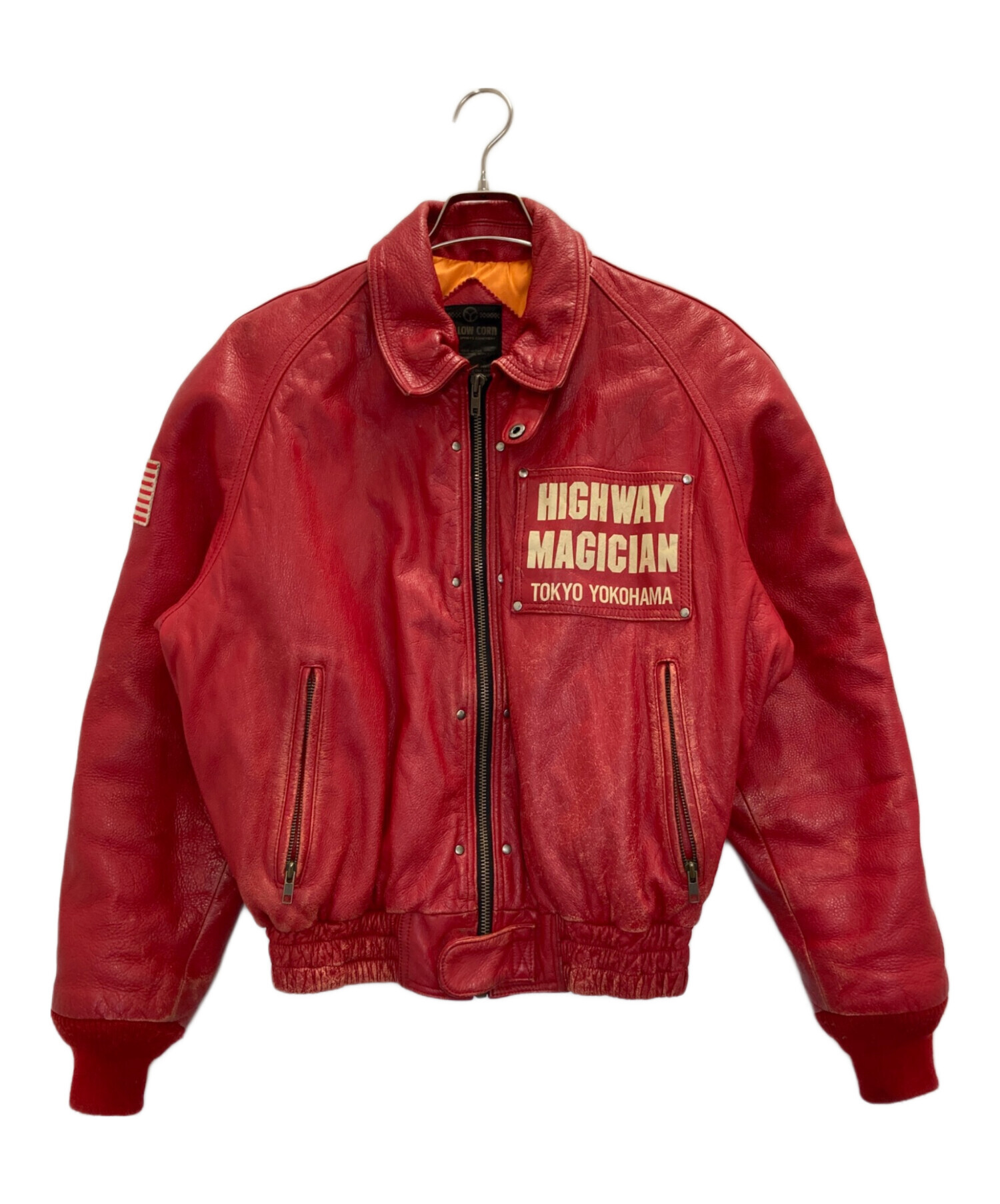 中古・古着通販】YELLOW CORN (イエローコーン) レザーライダース