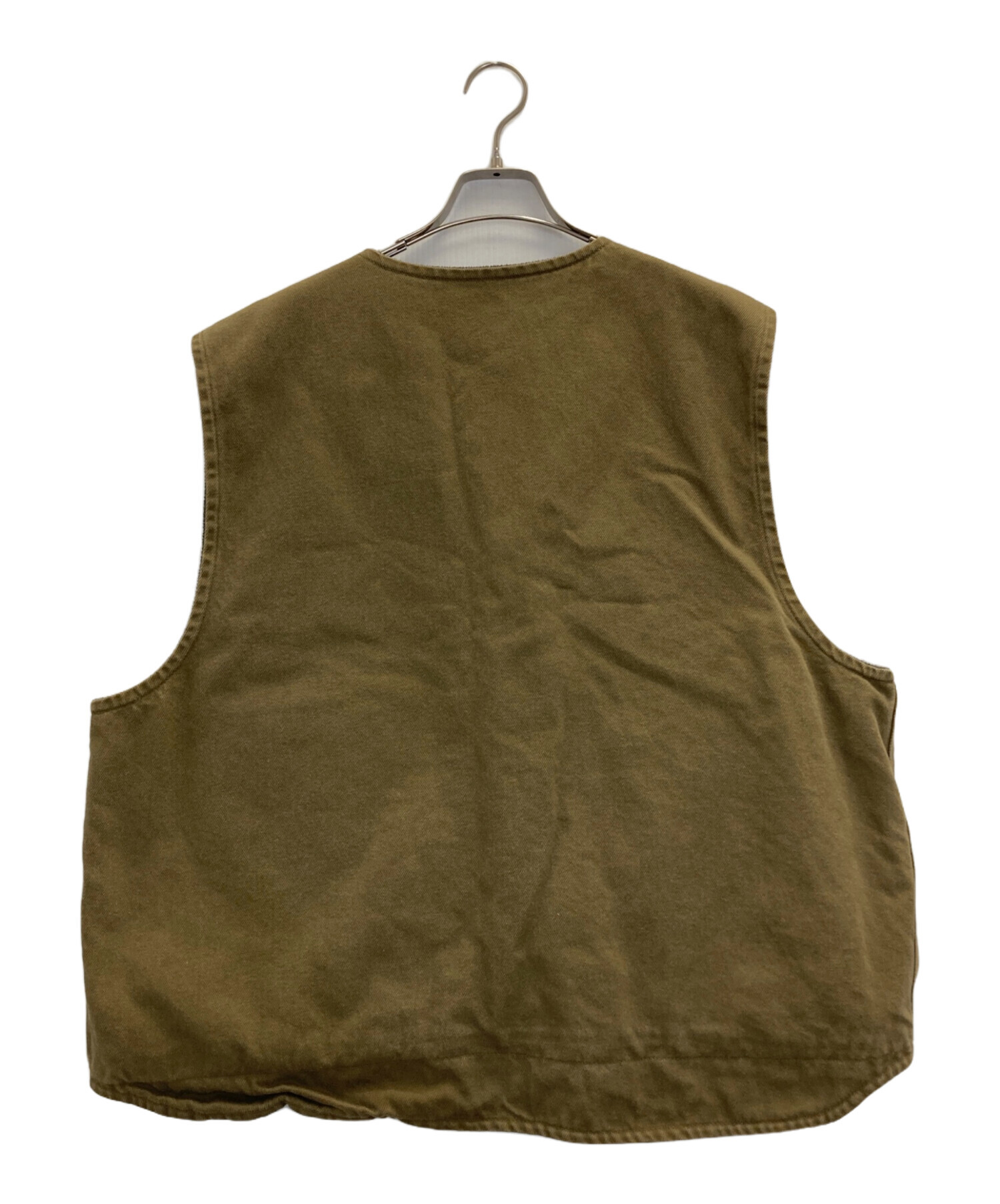 中古・古着通販】CarHartt (カーハート) ダックベスト オリーブ サイズ