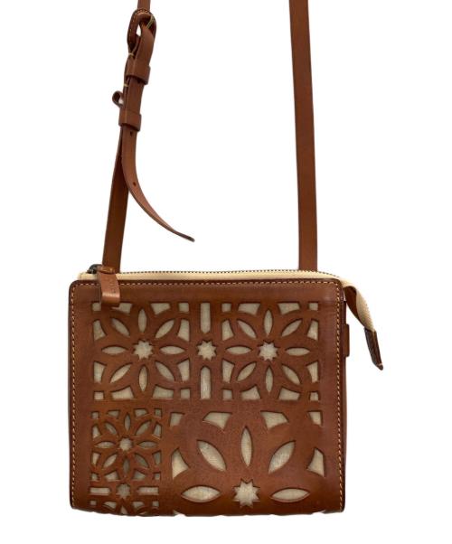 中古・古着通販】genten (ゲンテン) カットワークレザーショルダー