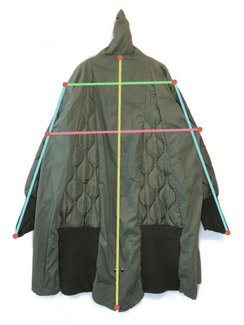 中古・古着通販】77circa (ナナナナサーカ) リメイクモッズコート