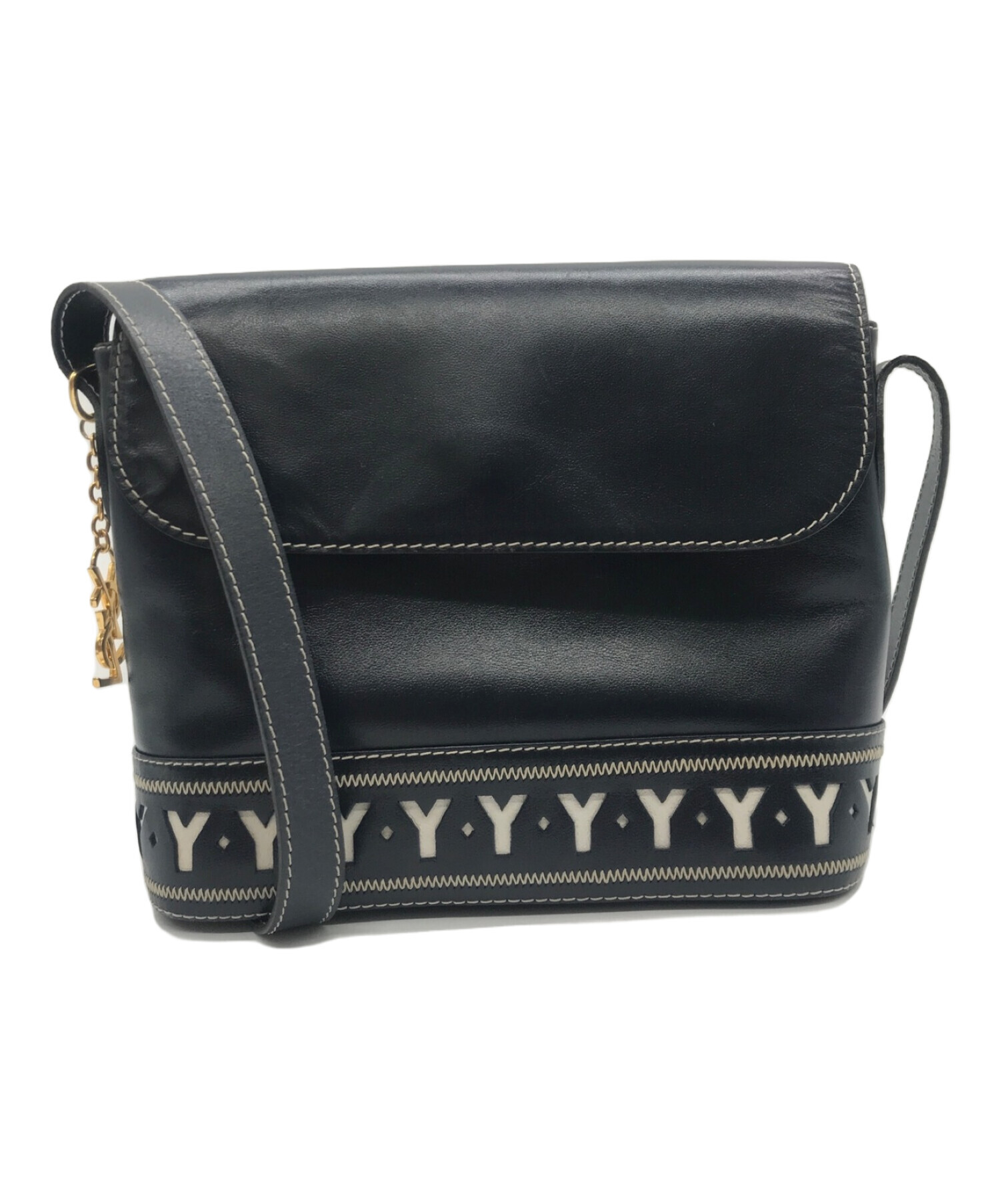 中古・古着通販】Yves Saint Laurent (イヴサンローラン) レザー