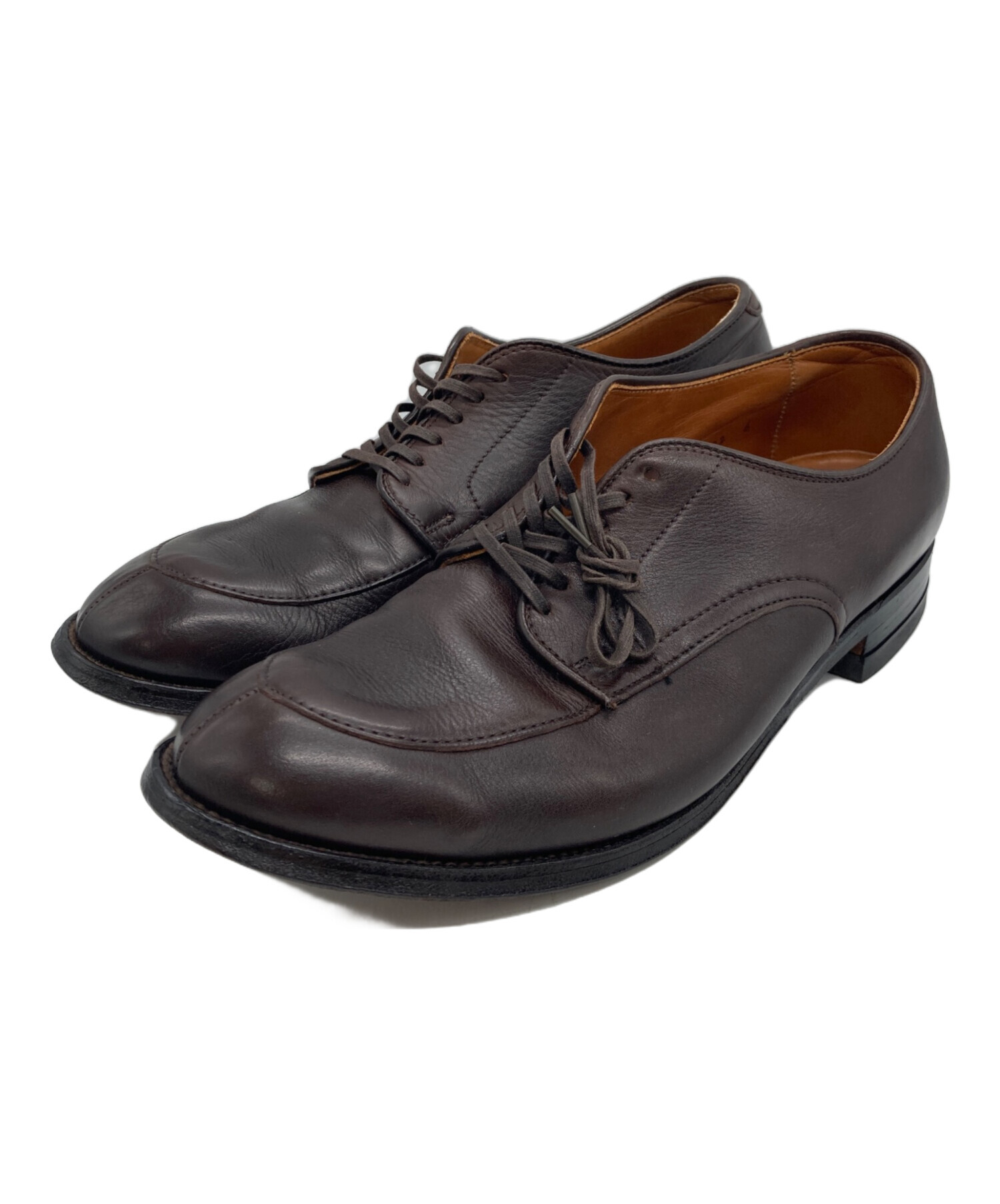 中古・古着通販】ALDEN (オールデン) Vチップレザーシューズ ブラウン