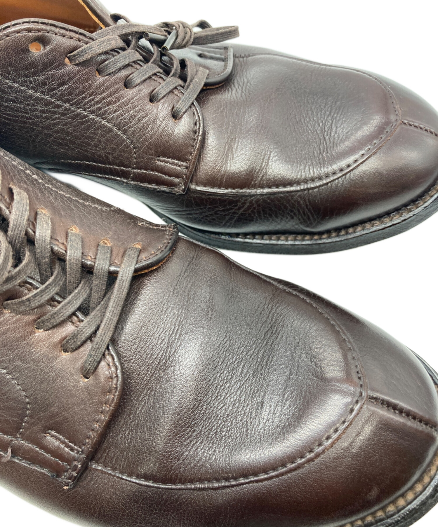 中古・古着通販】ALDEN (オールデン) Vチップレザーシューズ ブラウン