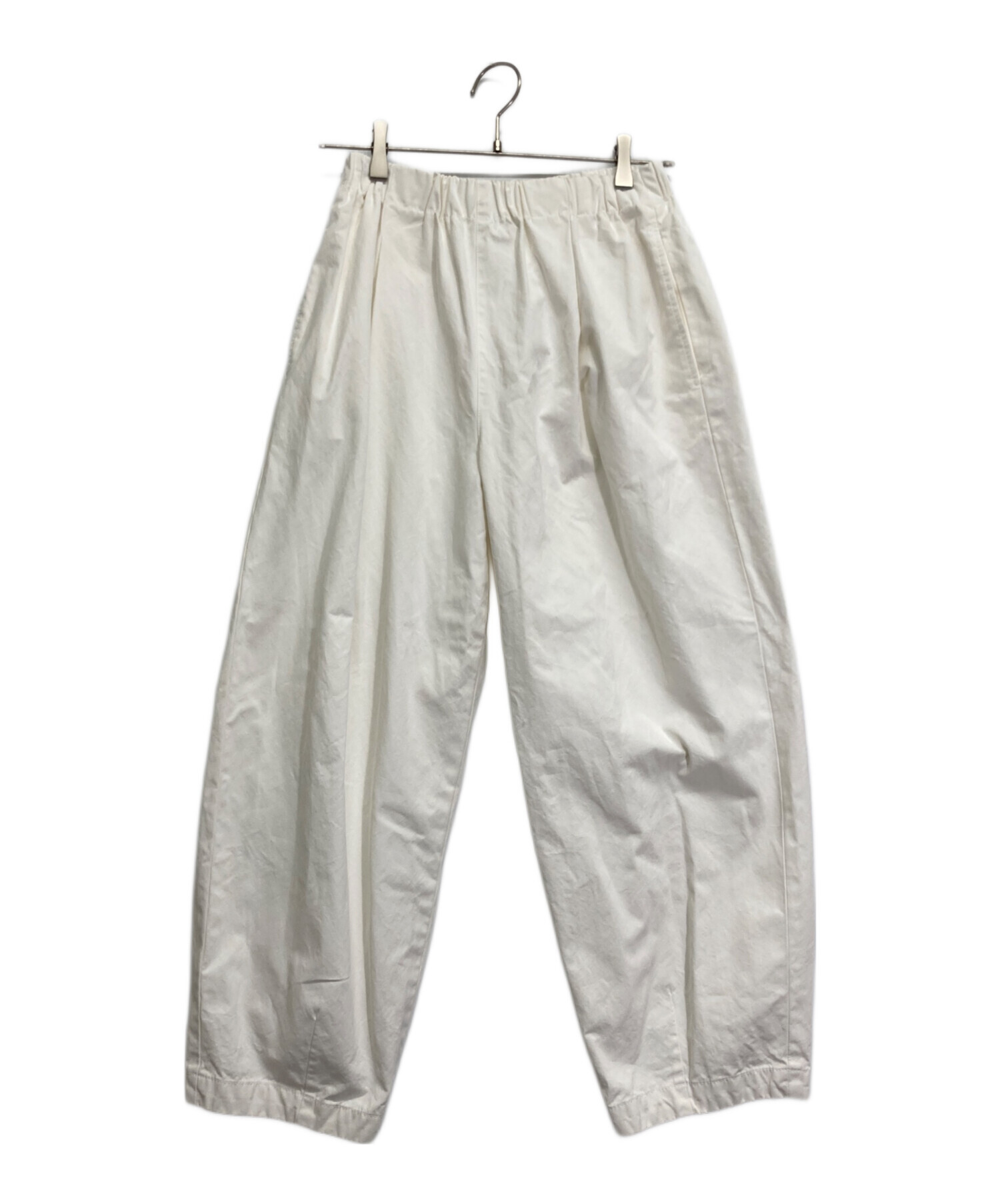 中古・古着通販】かぐれ (カグレ) コットンクロップドパンツ ホワイト