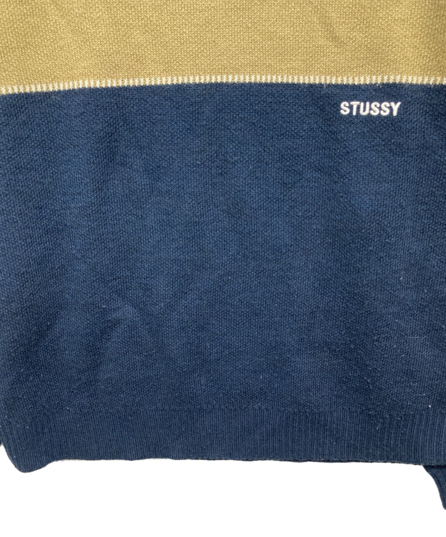 中古・古着通販】stussy (ステューシー) ニット ネイビー サイズ:L
