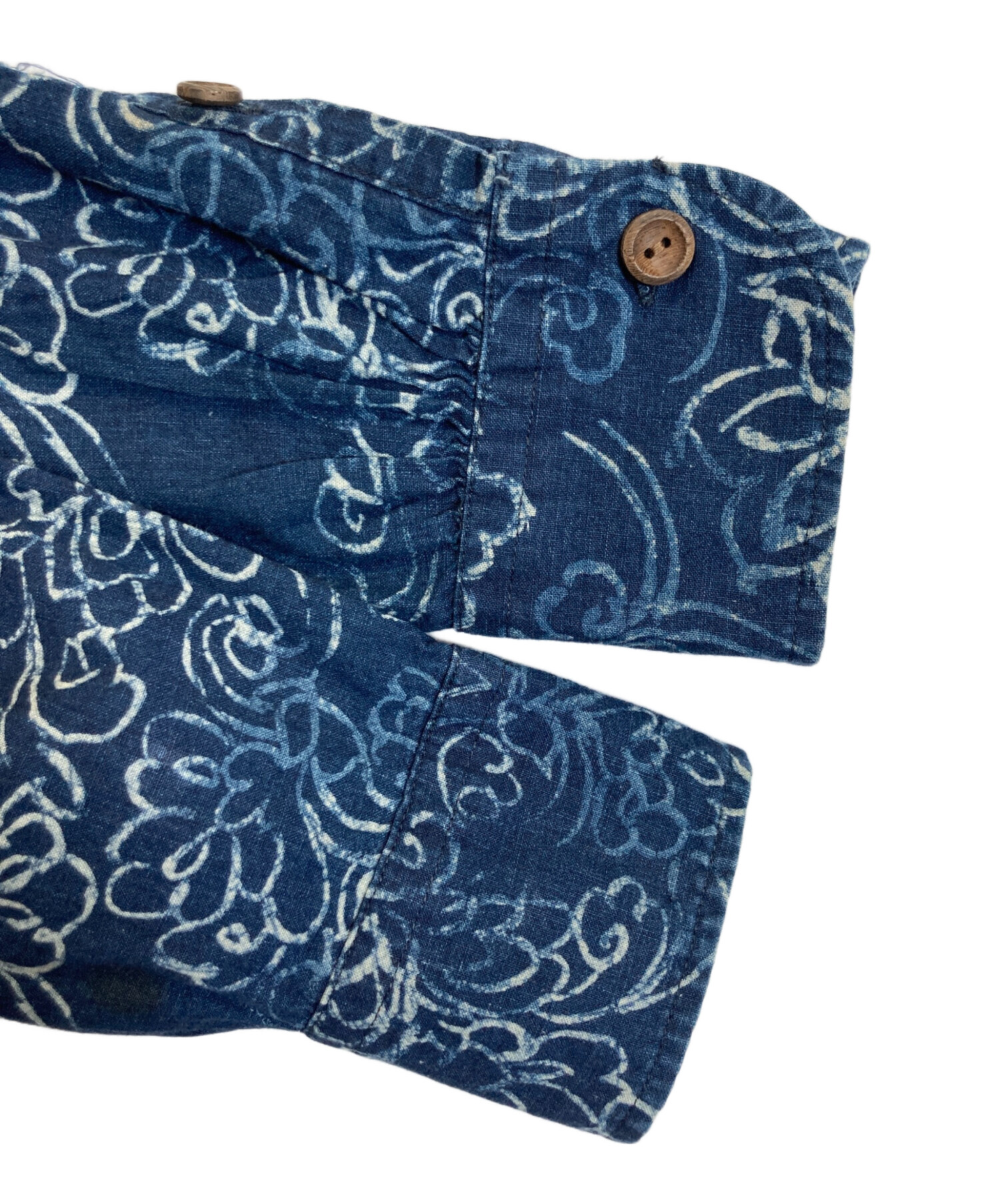 中古・古着通販】45rpm (45アールピーエム) インディゴ染め総柄
