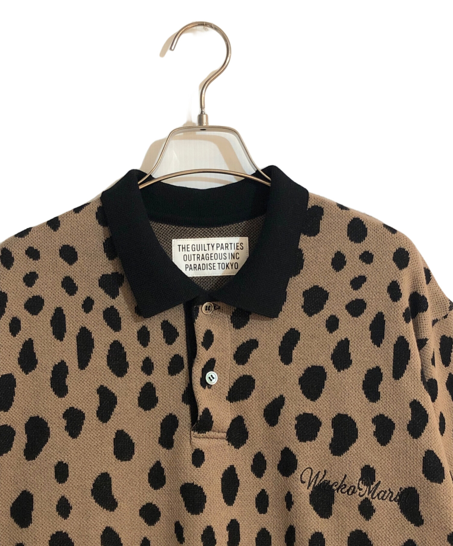 中古・古着通販】WACKO MARIA (ワコマリア) LEOPARD JACQUARD KNIT