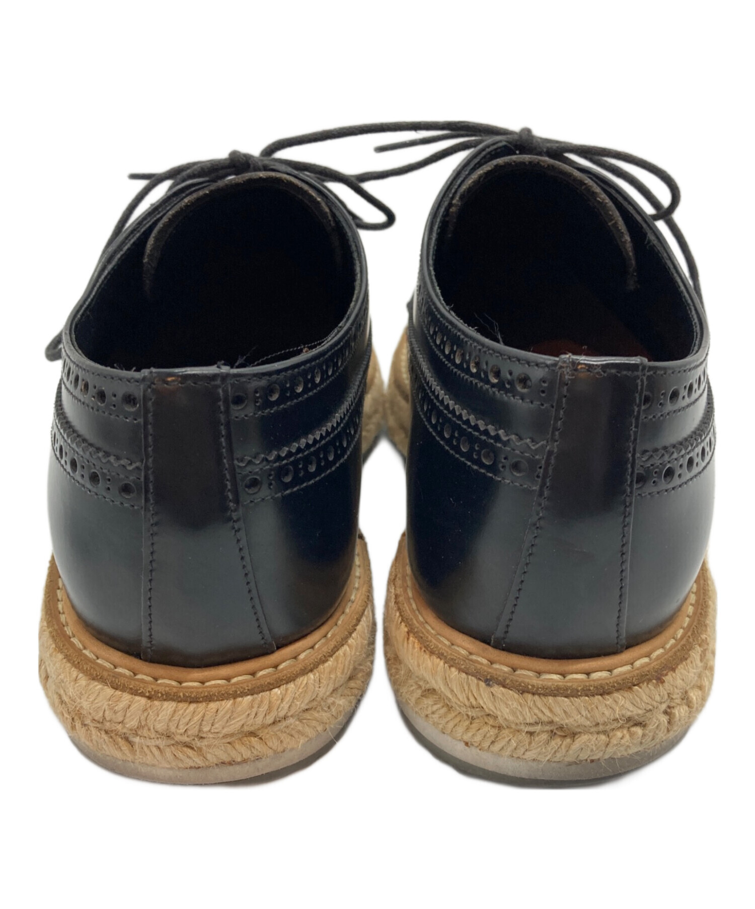 中古・古着通販】PRADA (プラダ) エスパドリーユウィングチップ