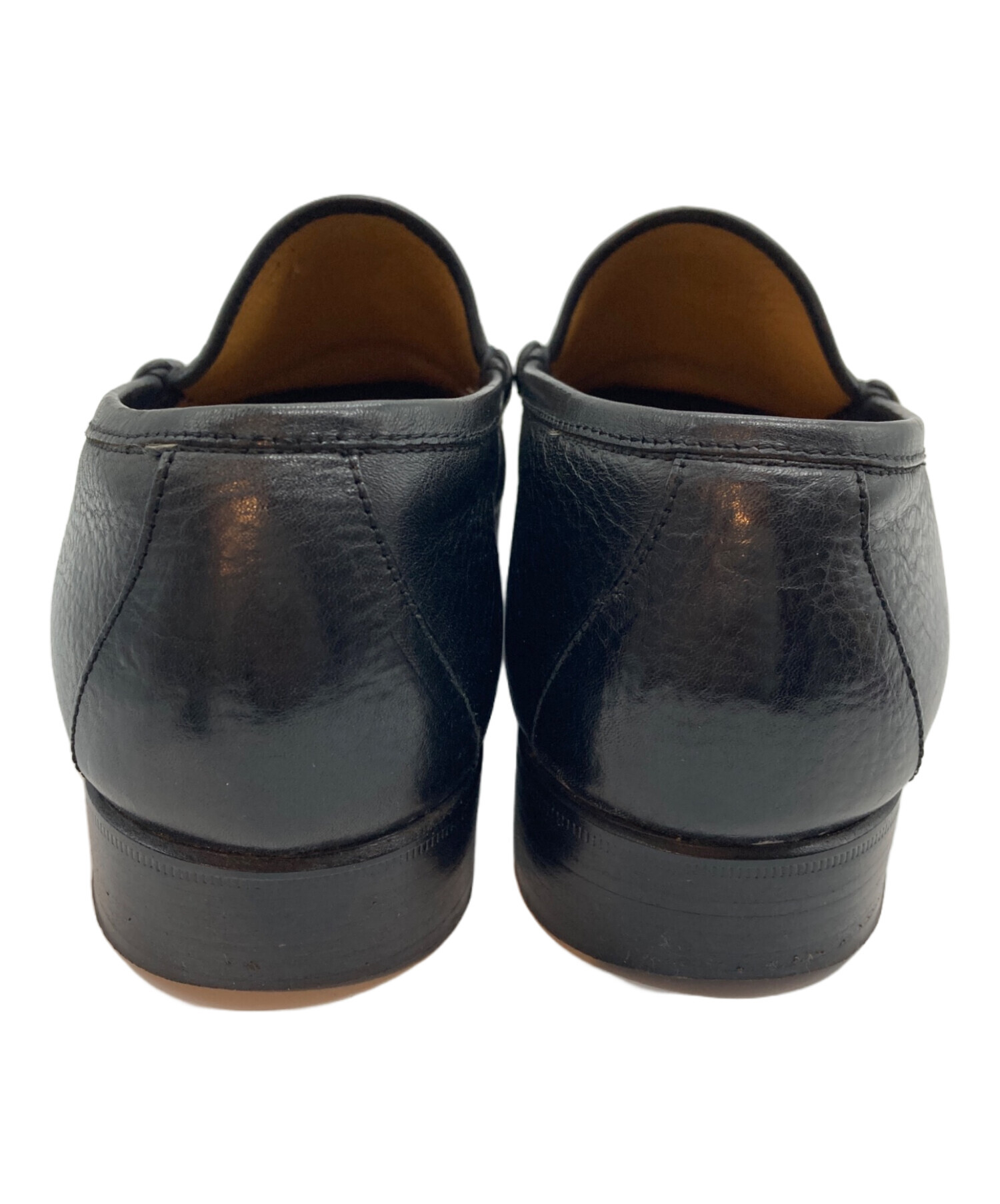 中古・古着通販】GUCCI (グッチ) ホースビットローファー ブラック
