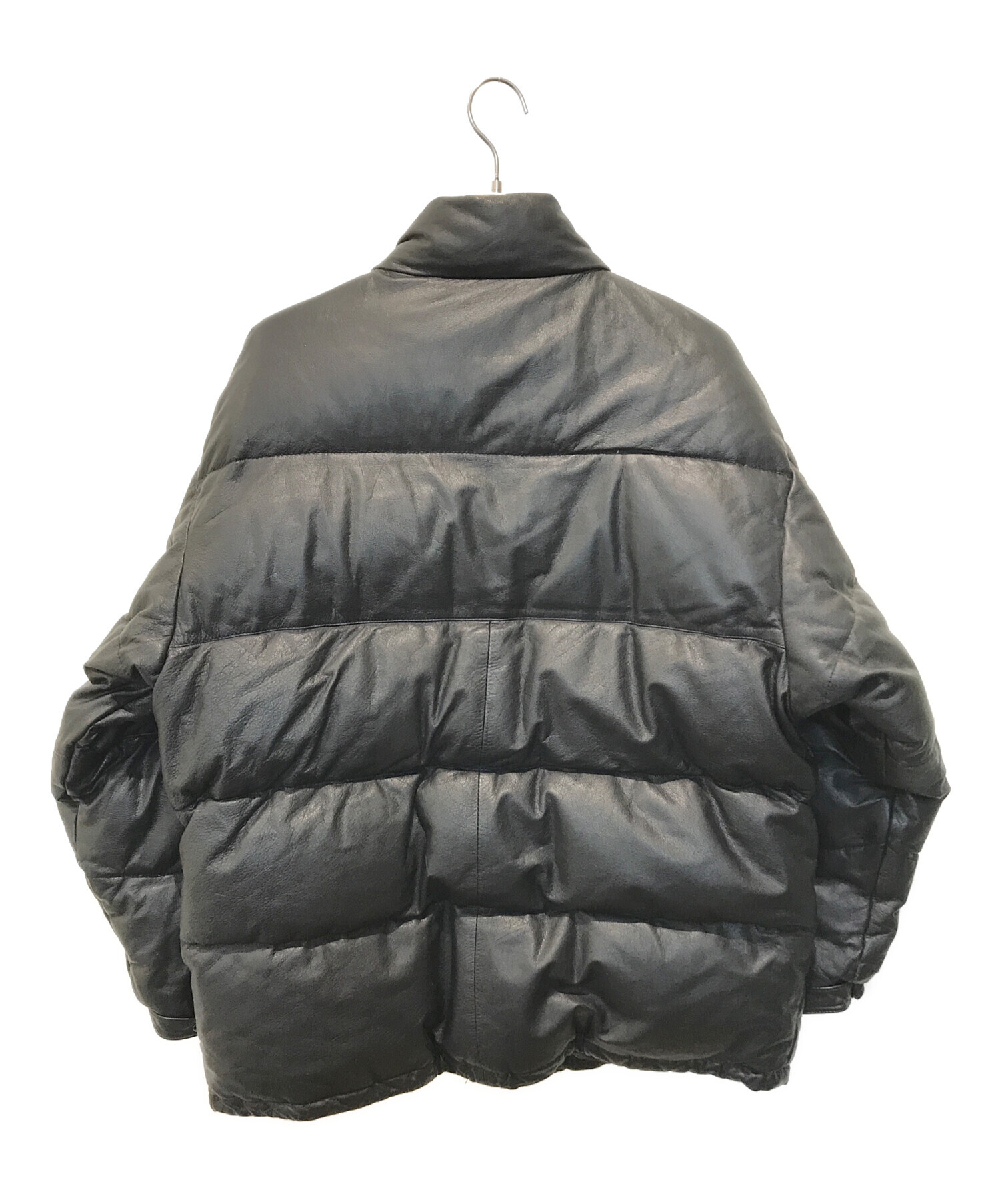 中古・古着通販】freedom (フリーダム) レザーダウンジャケット