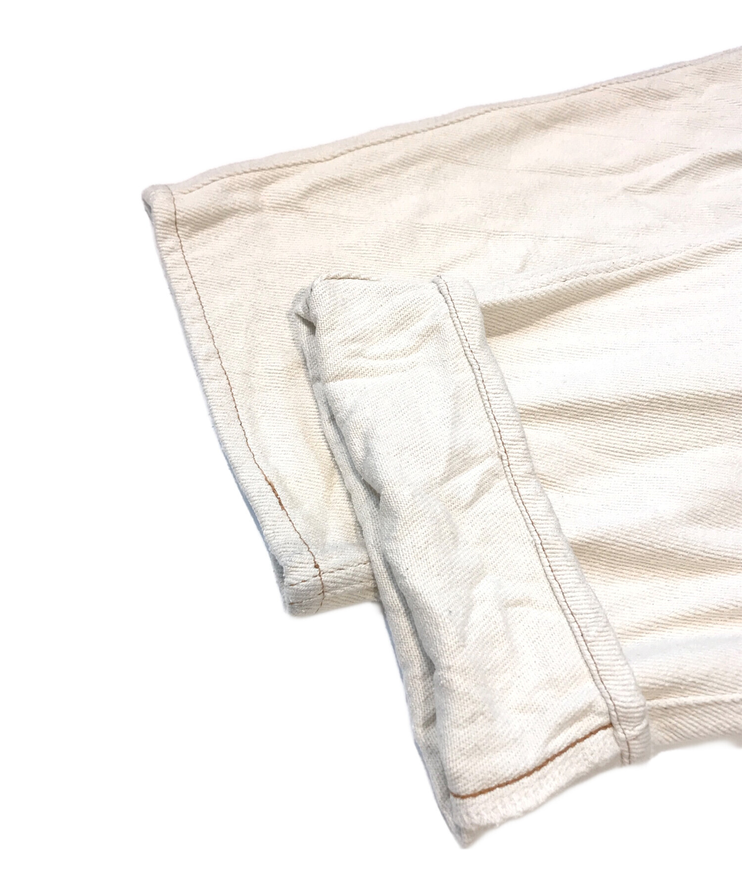 中古・古着通販】Cornier (コルニエ) SILK NEP DENIM ホワイト サイズ