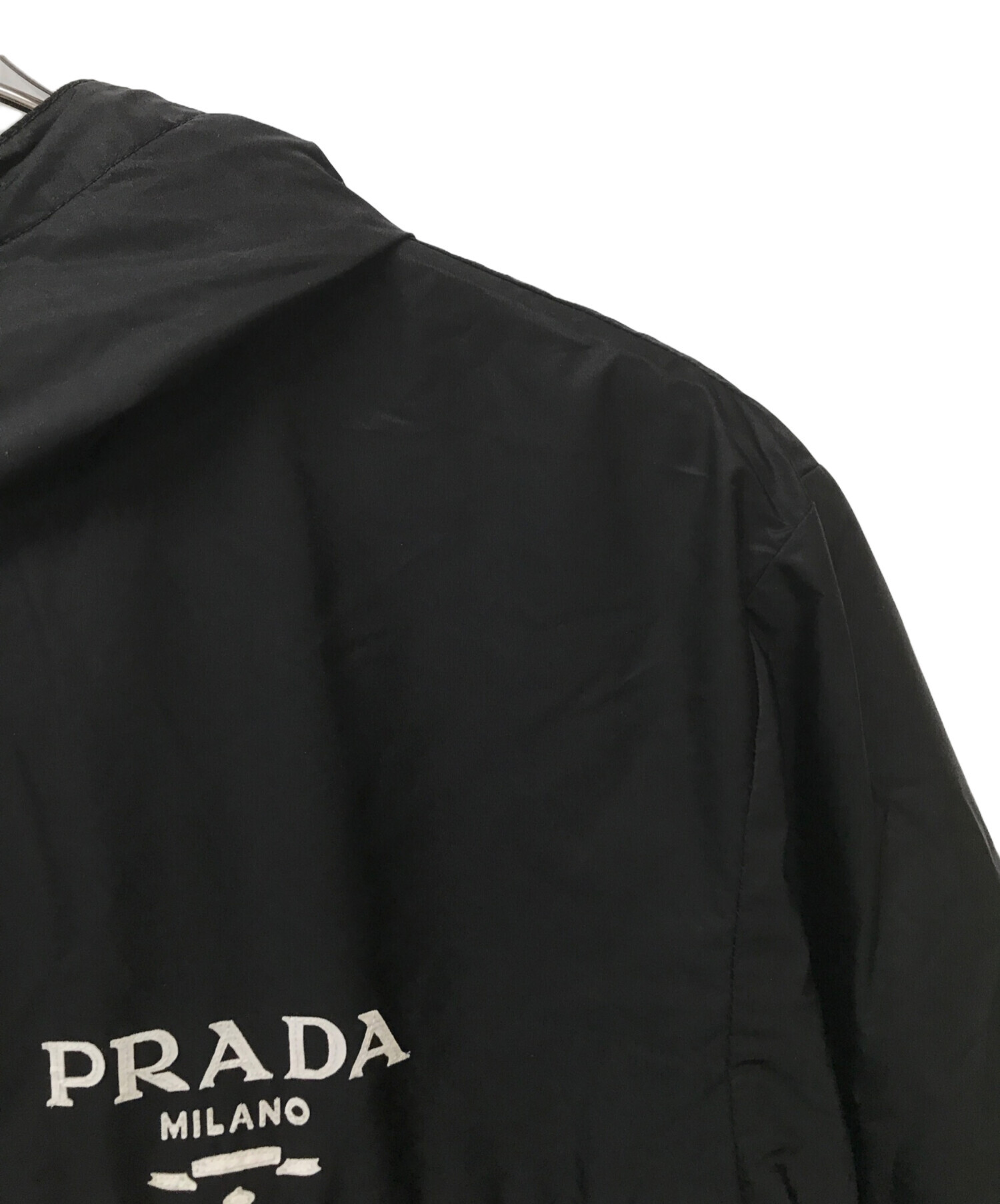中古・古着通販】PRADA (プラダ) RE-NYLON フロントロゴ ジップアップ