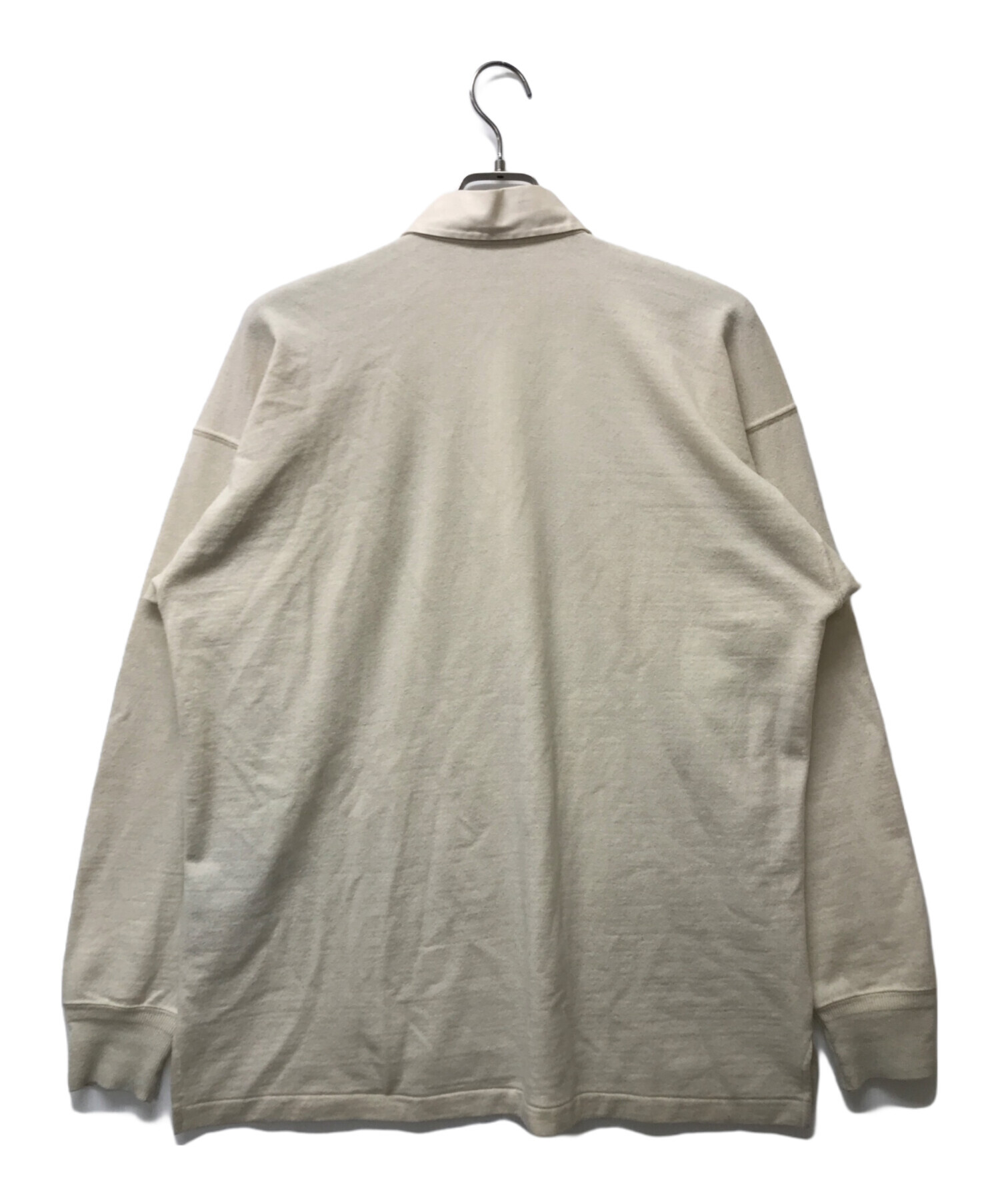 中古・古着通販】COMOLI (コモリ) ウール ラグビーシャツ ベージュ