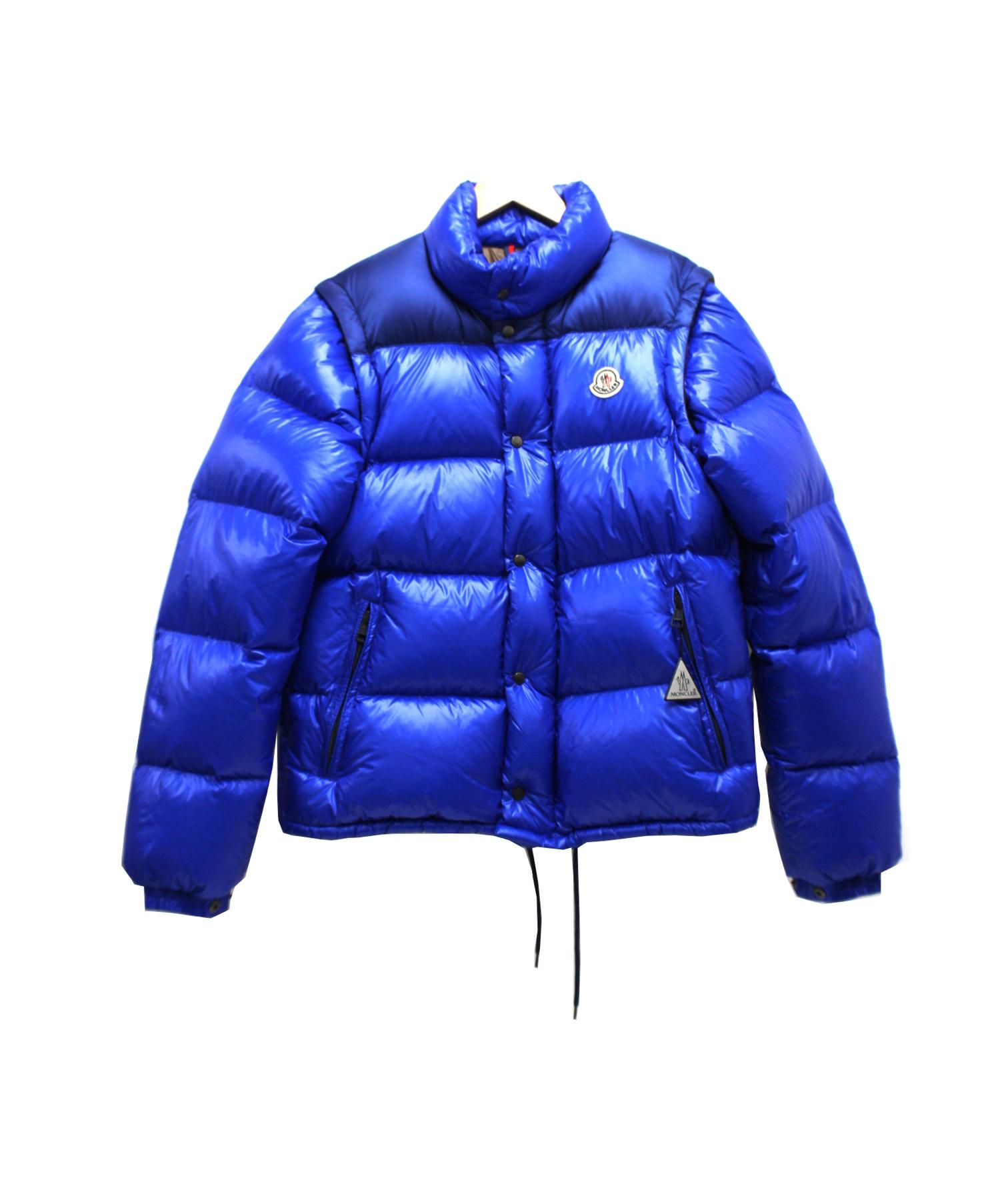 中古・古着通販】MONCLER (モンクレール) 2WAYダウンジャケット ブルー