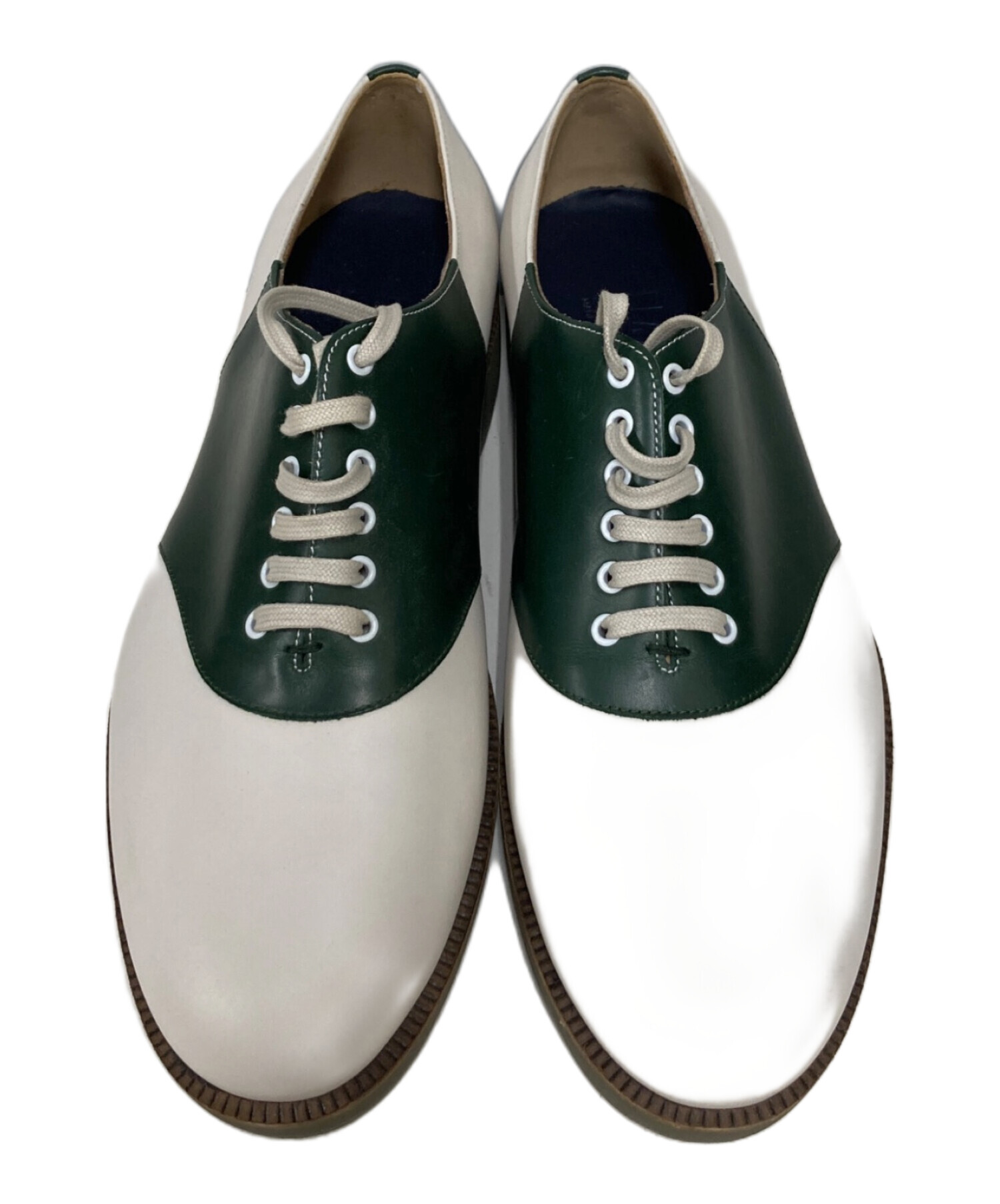 未使用に近い】 Salvatore Ferragamo サドルシューズ 革靴 中古・古着