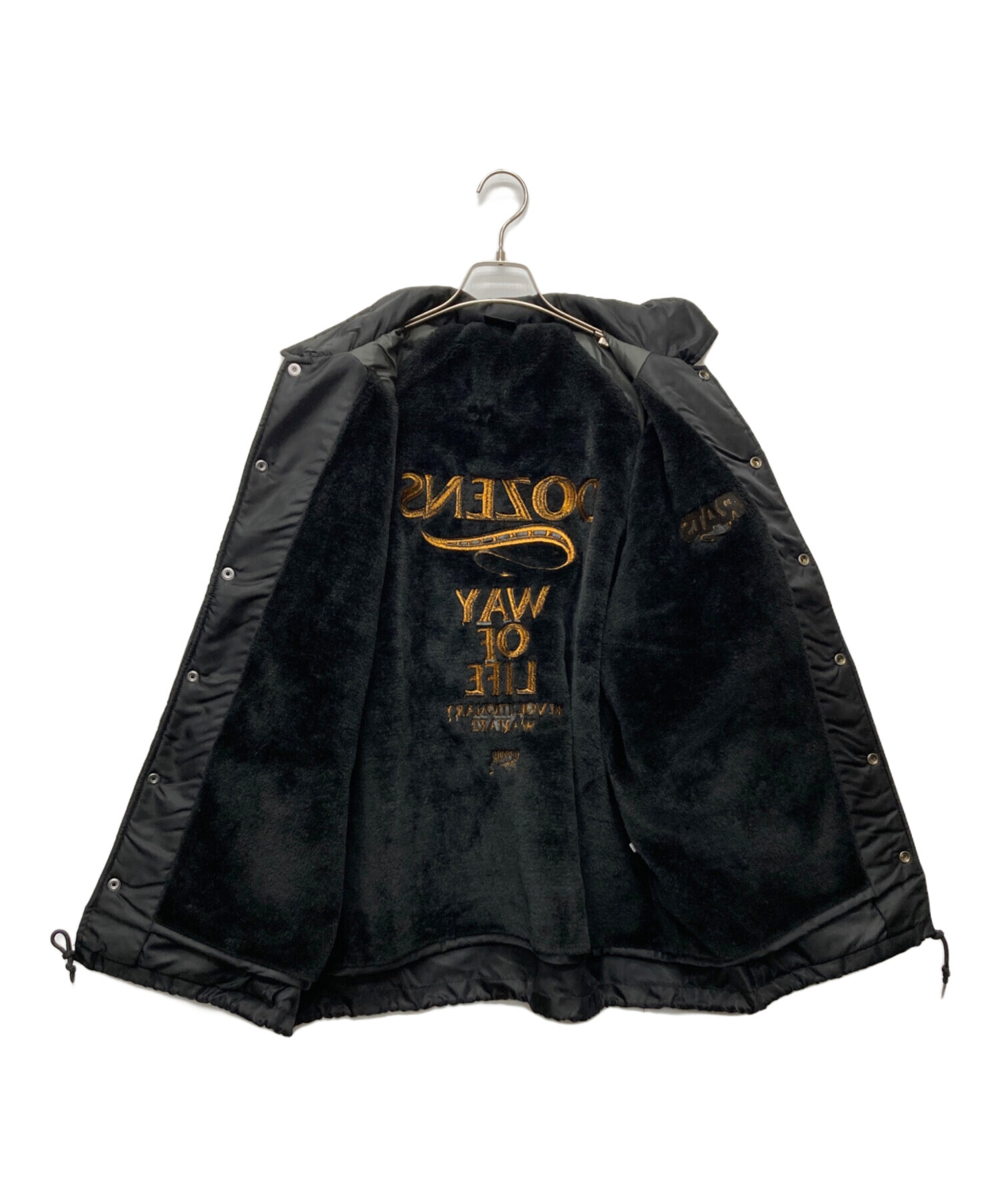 中古・古着通販】RATS (ラッツ) ボアコーチジャケット ブラック サイズ