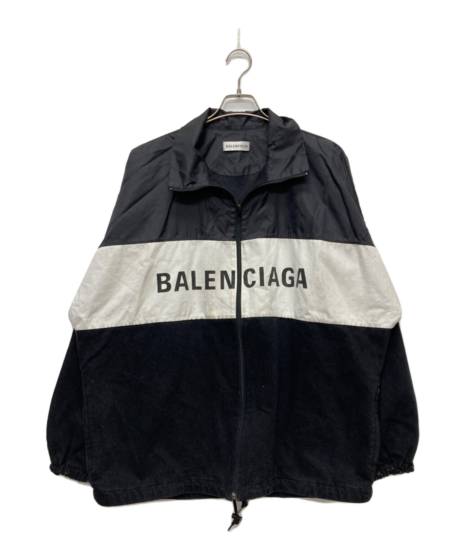 中古・古着通販】BALENCIAGA (バレンシアガ) Nylon Logo Denim Jacket