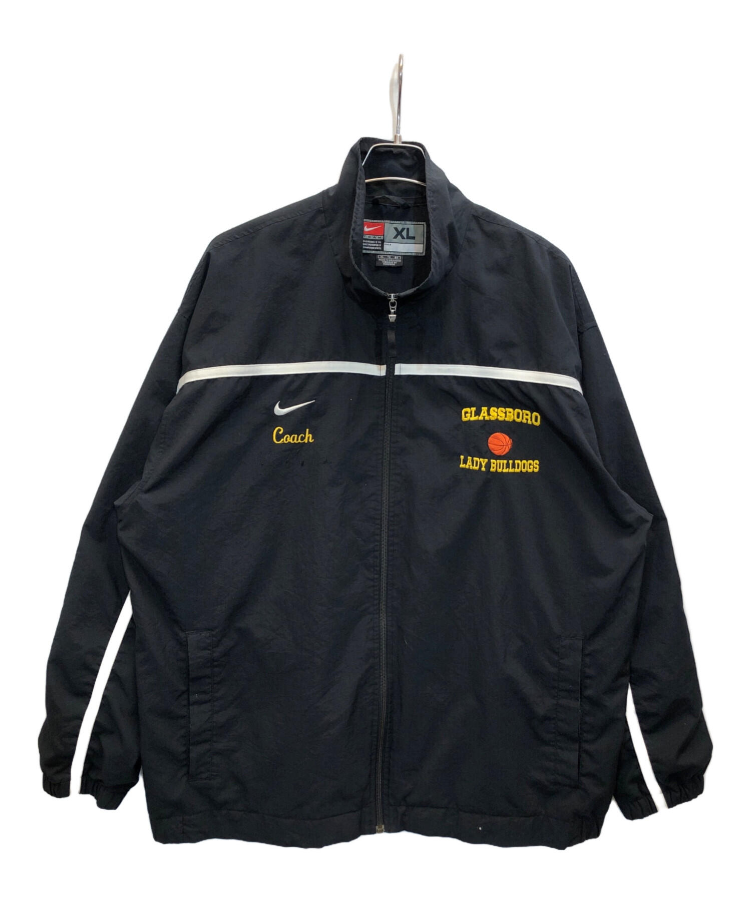 中古・古着通販】NIKE (ナイキ) 00s ナイロンジャケット ブラック